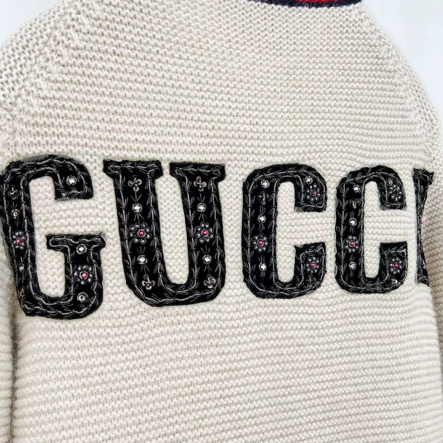 Gucci Gucci MLB Embroidered Knit Cardigan Size S Size S / US 4 / IT 40 - 6 Thumbnail