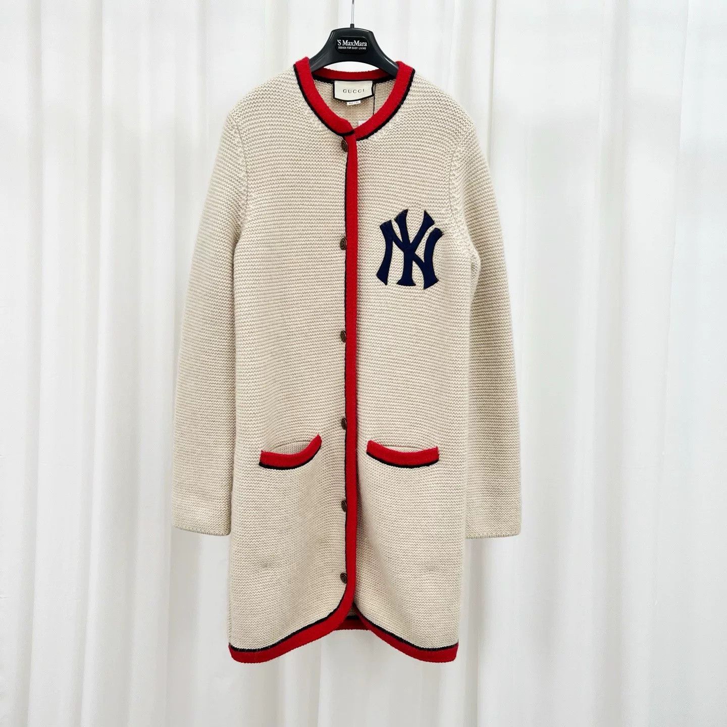 Gucci Gucci MLB Embroidered Knit Cardigan Size S Size S / US 4 / IT 40 - 2 Thumbnail