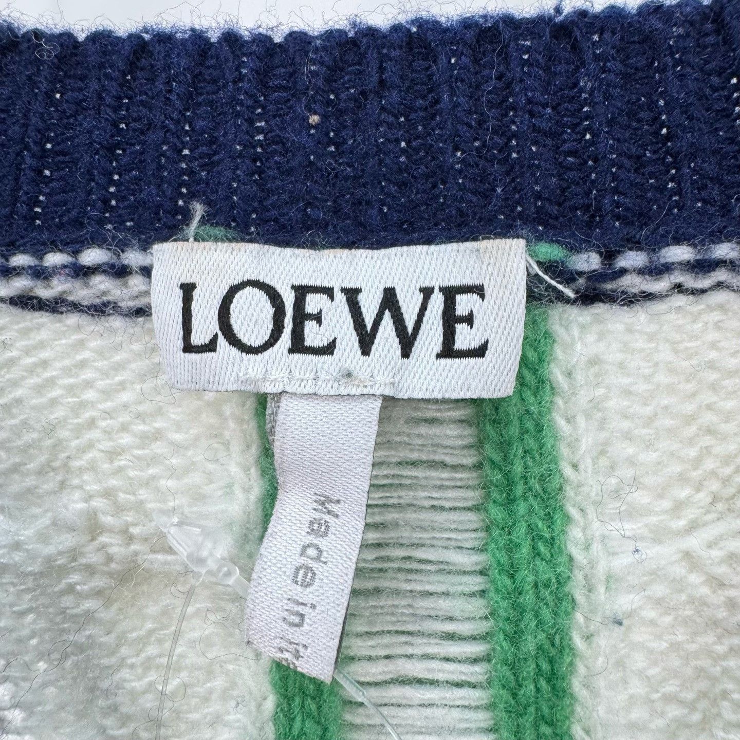Loewe Loewe Striped Cable Knit Sweater Size L Size US L / EU 52-54 / 3 - 7 Thumbnail