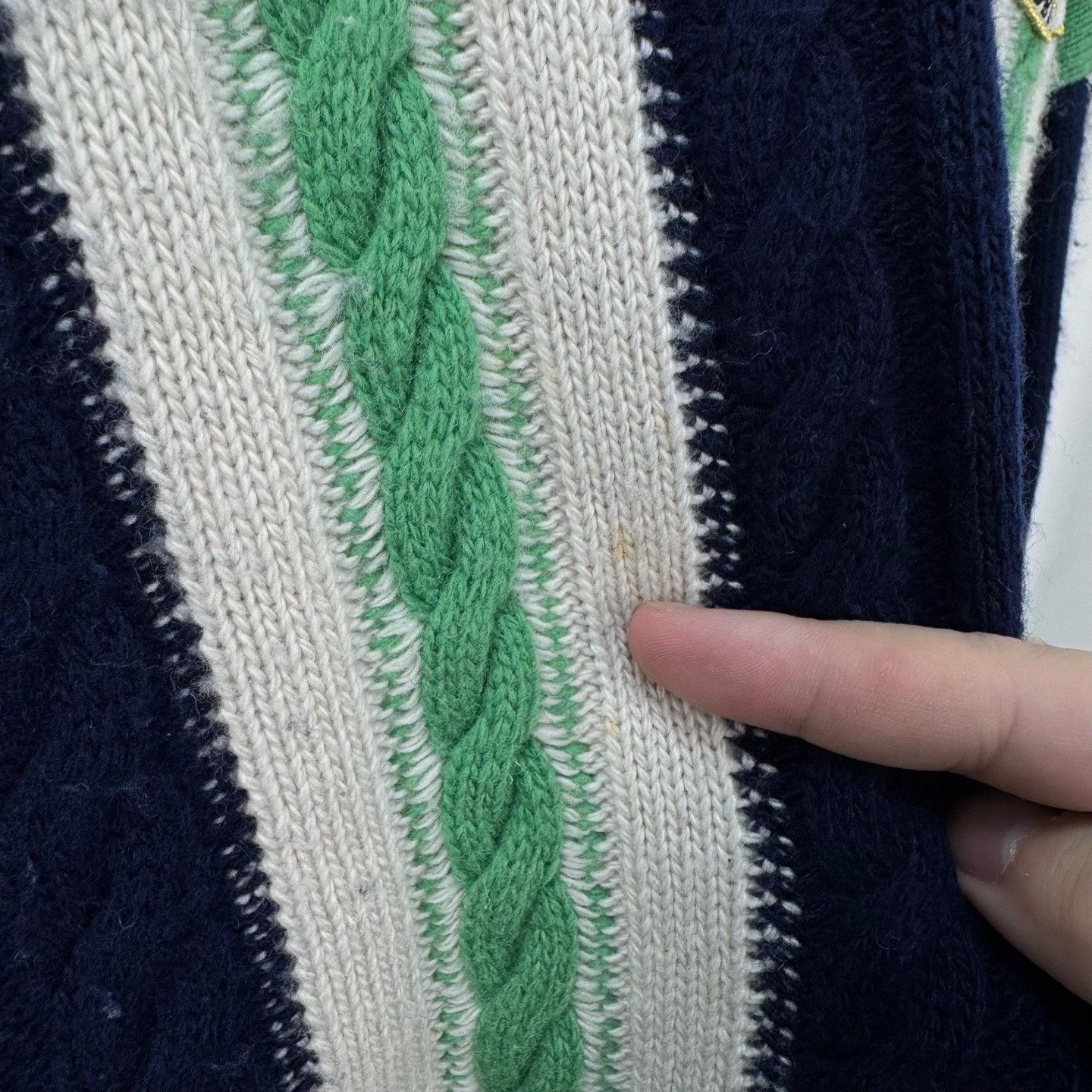 Loewe Loewe Striped Cable Knit Sweater Size L Size US L / EU 52-54 / 3 - 6 Thumbnail