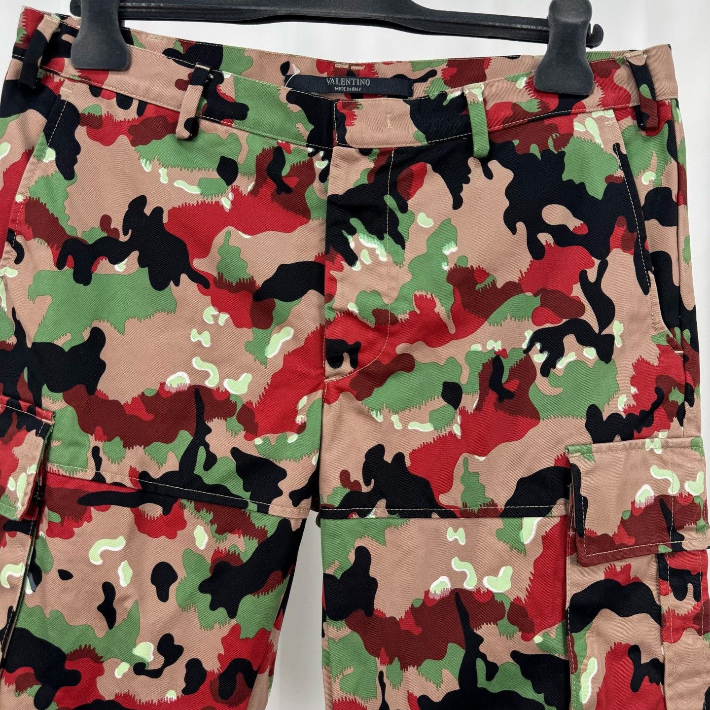 Valentino Valentino Camouflage Cargo Shorts Size 32 Size US 32 / EU 48 - 4 Thumbnail