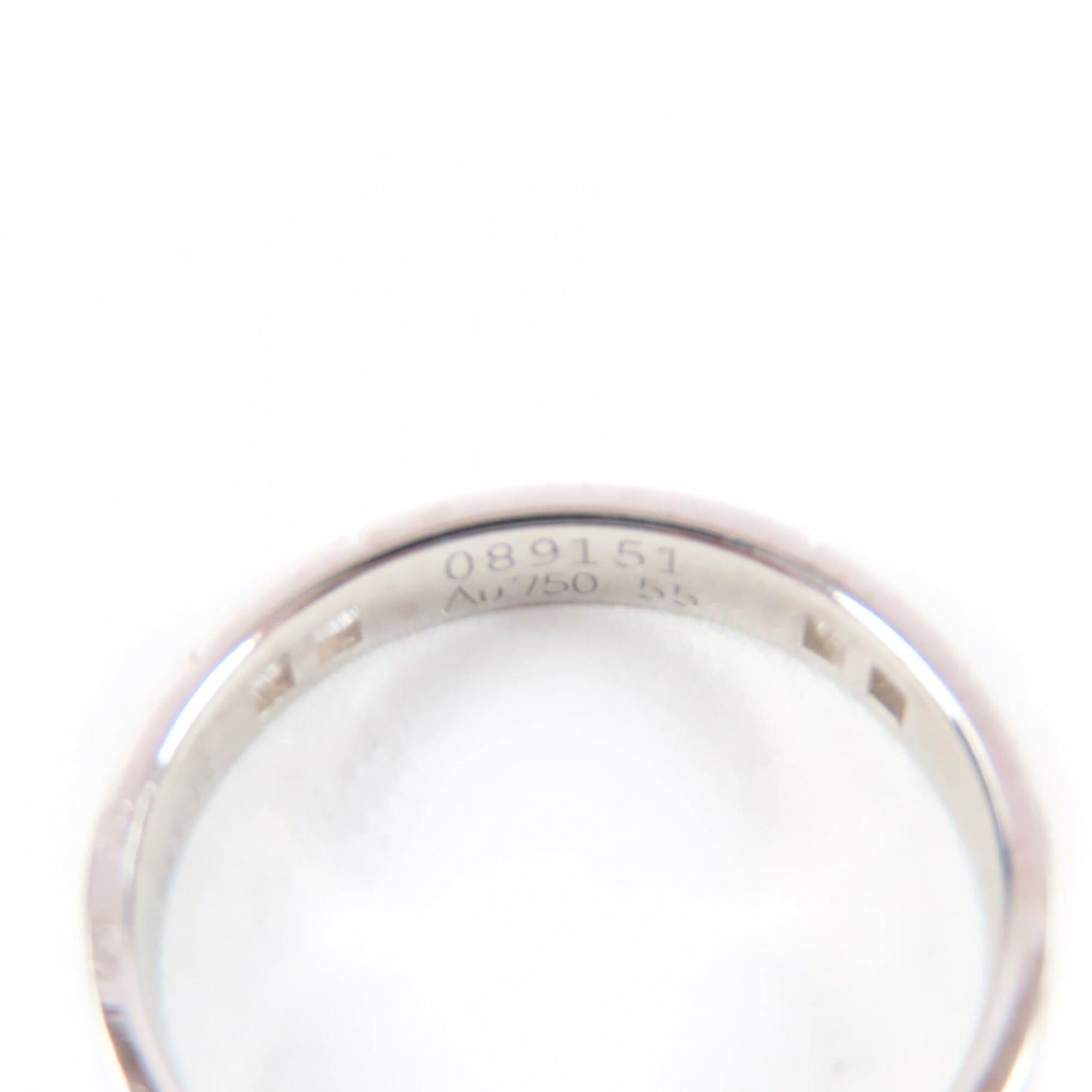 Hermes HERMES Hercules Ring 18K 750 (WG) Men's/Women's Accessory Silver 55 Weight 4.27g Size ONE SIZE - 5 Thumbnail