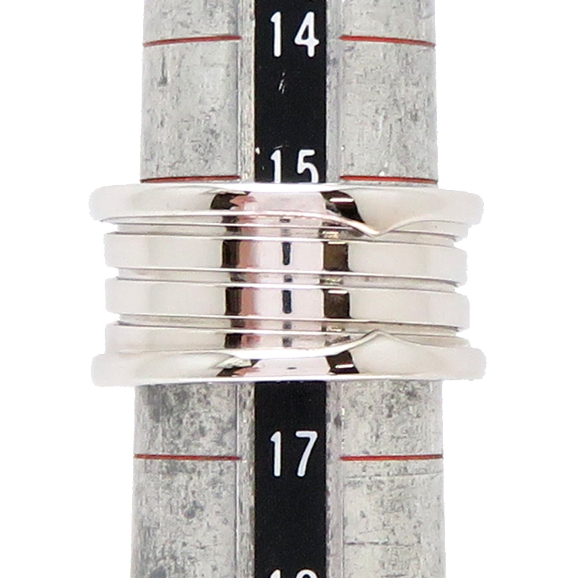 Bvlgari Bvlgari B-zero1 #57 Women's/Men's Ring, 750 White Gold Size ONE SIZE - 6 Thumbnail