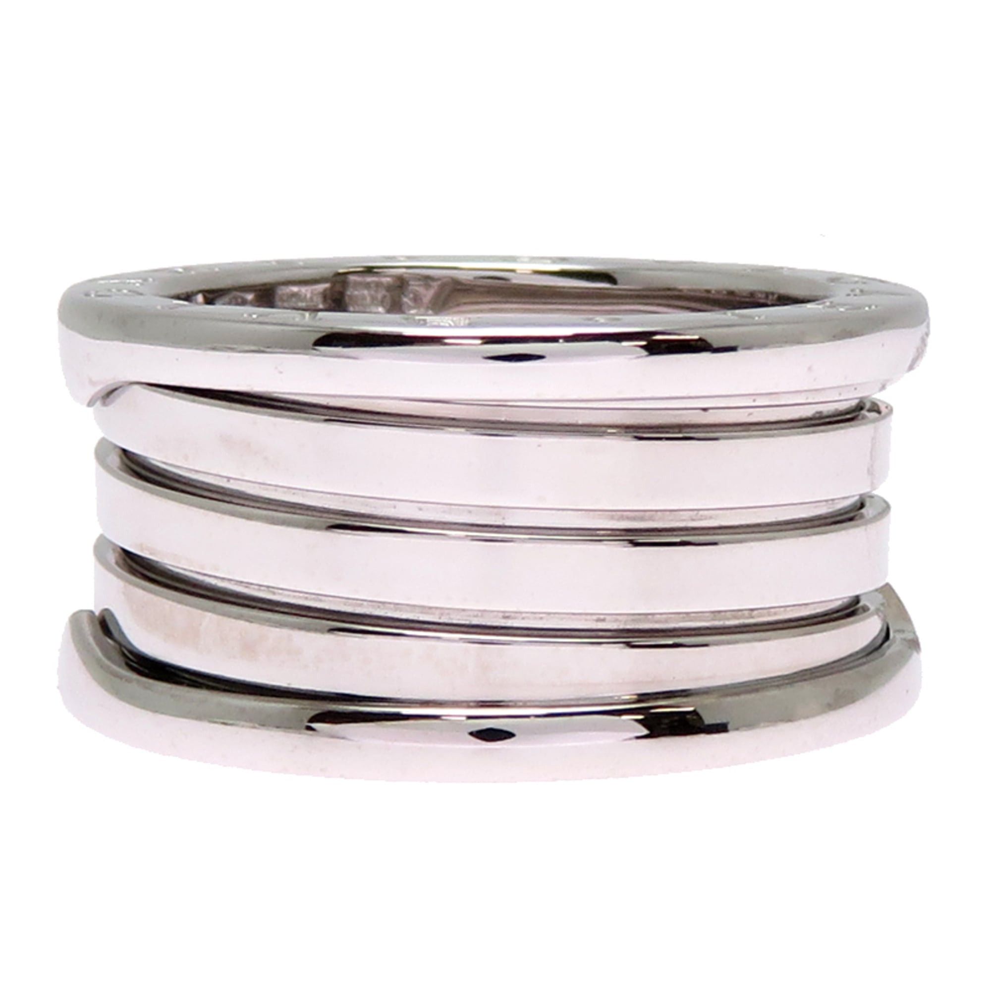 Bvlgari Bvlgari B-zero1 #57 Women's/Men's Ring, 750 White Gold Size ONE SIZE - 4 Thumbnail