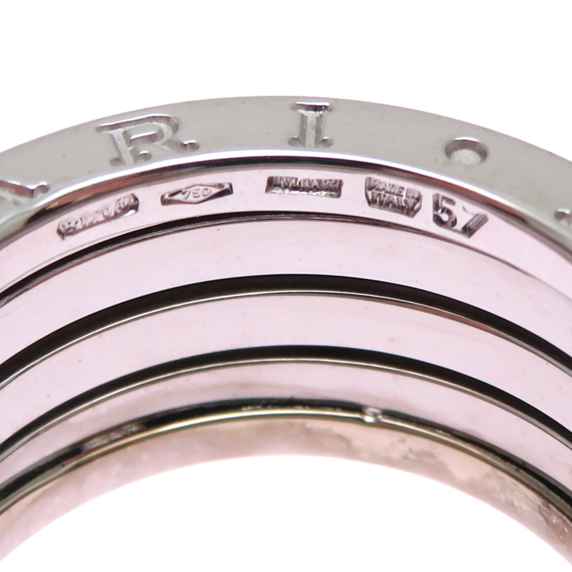Bvlgari Bvlgari B-zero1 #57 Women's/Men's Ring, 750 White Gold Size ONE SIZE - 5 Thumbnail