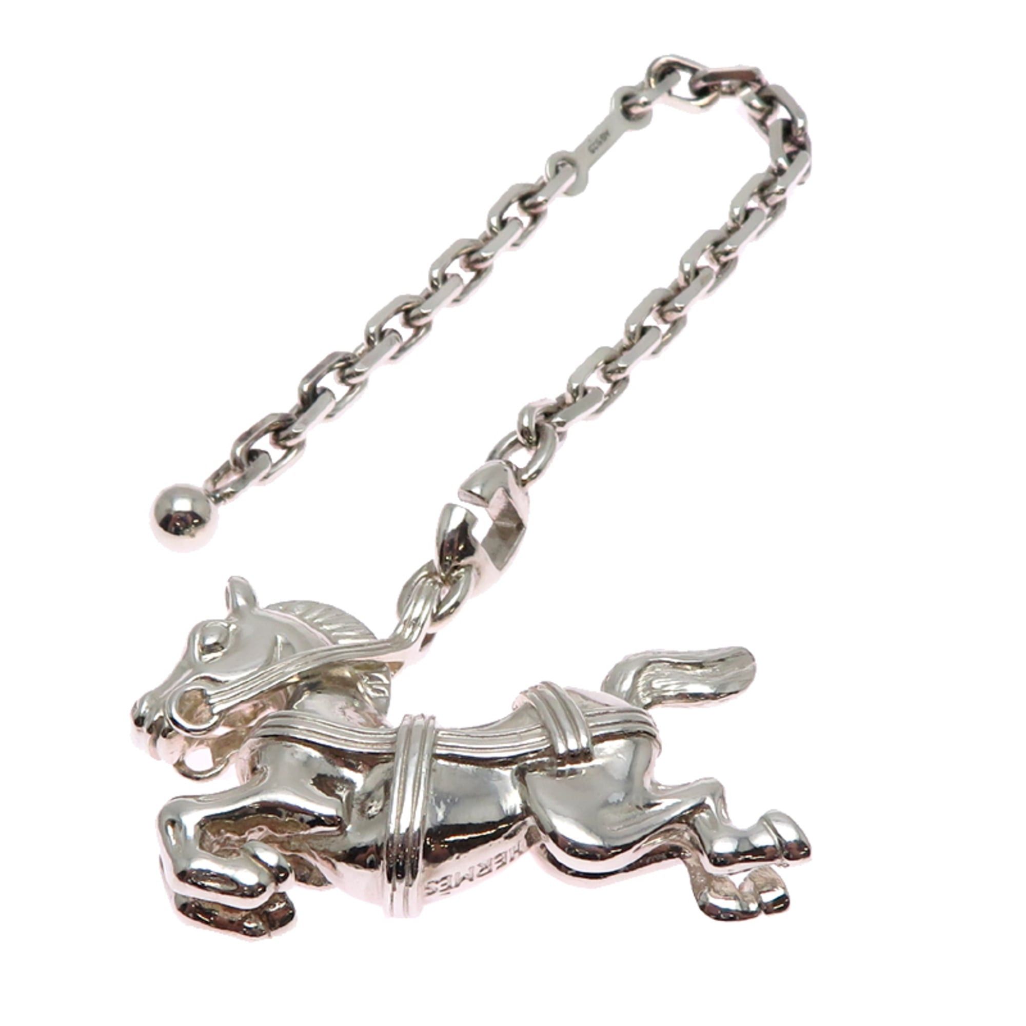 Hermes Hermes Cheval Horse Charm for Women and Men, Sterling Silver 925 Size ONE SIZE - 3 Thumbnail