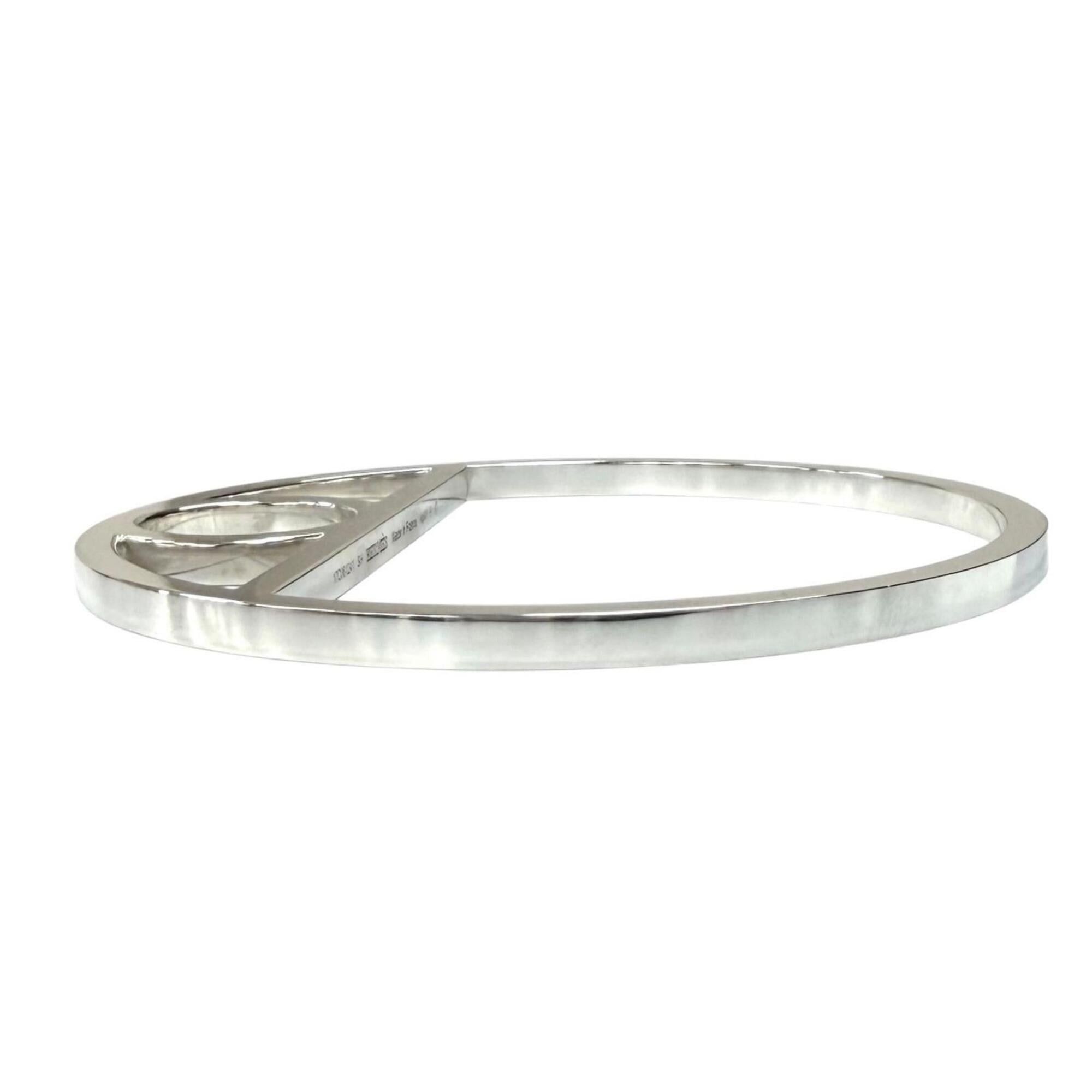 Hermes HERMES (Hermes) 2017 model AG925 Chaine d'Ancre Game bangle, silver, SH, made in France, weight 35.7g, women's. Size ONE SIZE - 2 Thumbnail