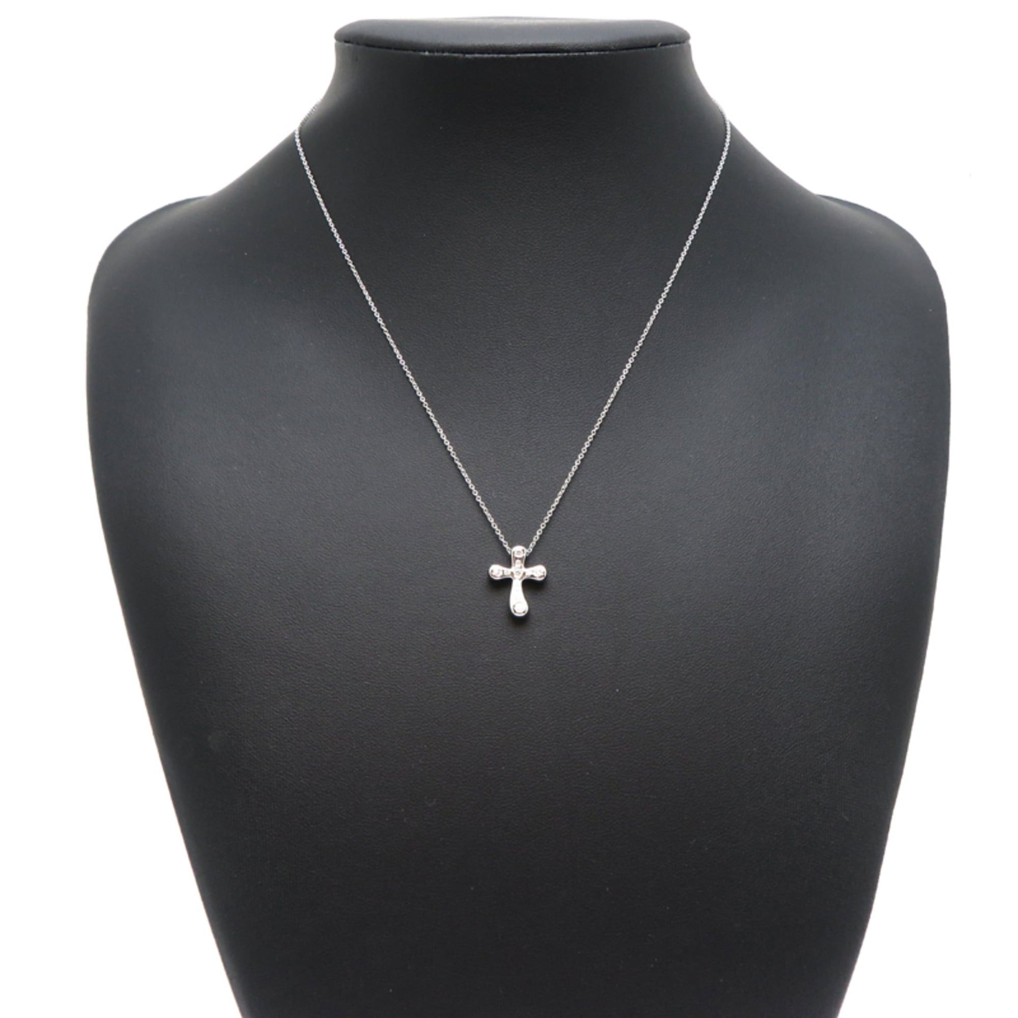 Tiffany & Co. Tiffany & Co. Dots Cross Necklace for Women and Men, Platinum 950 Size ONE SIZE - 9 Thumbnail