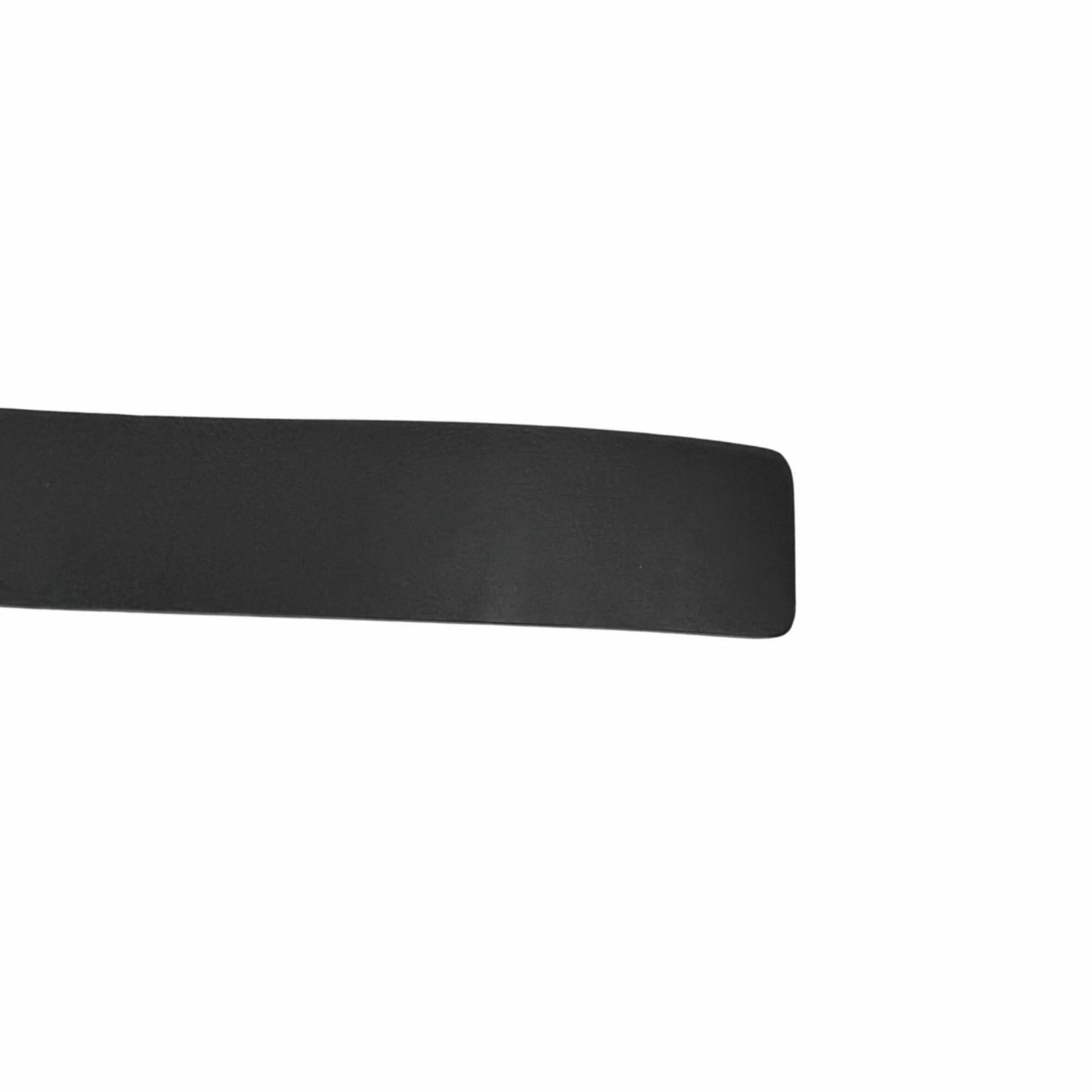 Gucci GUCCI 835193 Logo Buckle Antique Leather Belt, Silver and Black, Made in Italy, Size 90 36, Men's/Women's Size ONE SIZE - 6 Thumbnail