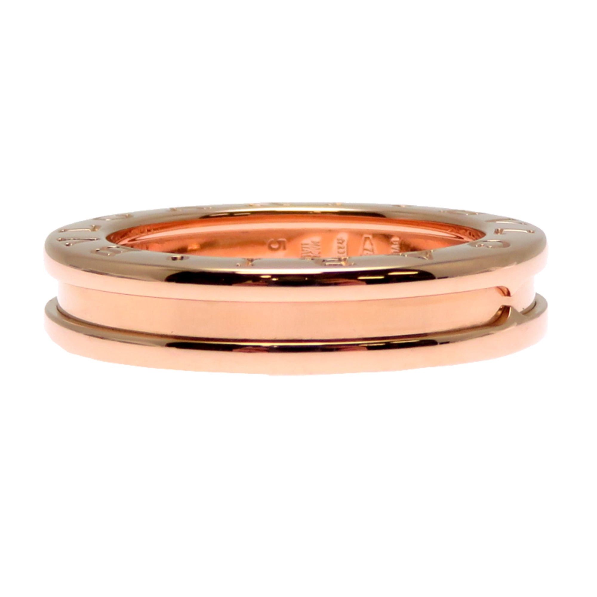 Bvlgari Bvlgari #51 B-zero1 Women's/Men's Ring, 750 Pink Gold Size ONE SIZE - 4 Thumbnail