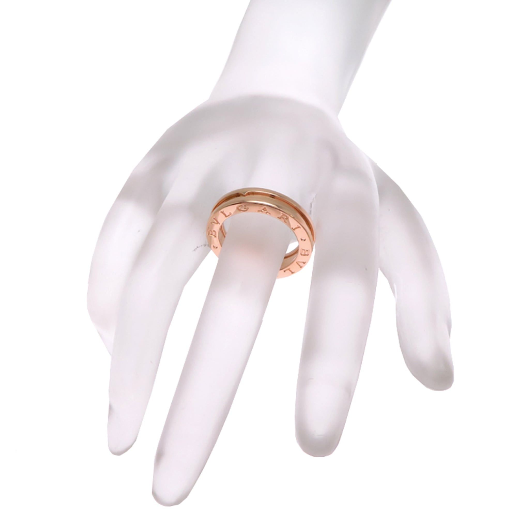 Bvlgari Bvlgari #51 B-zero1 Women's/Men's Ring, 750 Pink Gold Size ONE SIZE - 7 Thumbnail