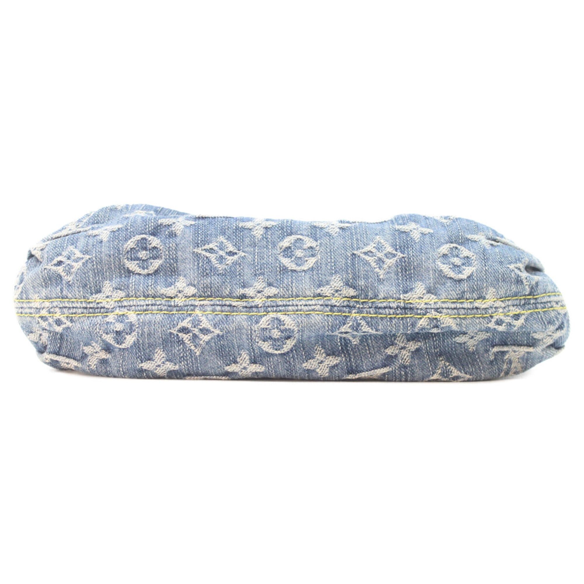 Louis Vuitton LOUIS VUITTON M95050 Monogram Denim Mini Pleaty Shoulder Bag, Indigo, Gold Hardware, Women's Size ONE SIZE - 5 Thumbnail