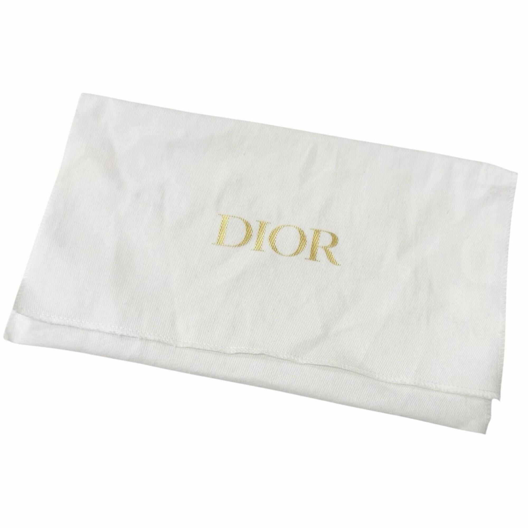 Dior Christian Dior Paris logo embroidered shoulder strap, current model, black/beige, made in Italy, men's, with dust bag. Size ONE SIZE - 6 Thumbnail