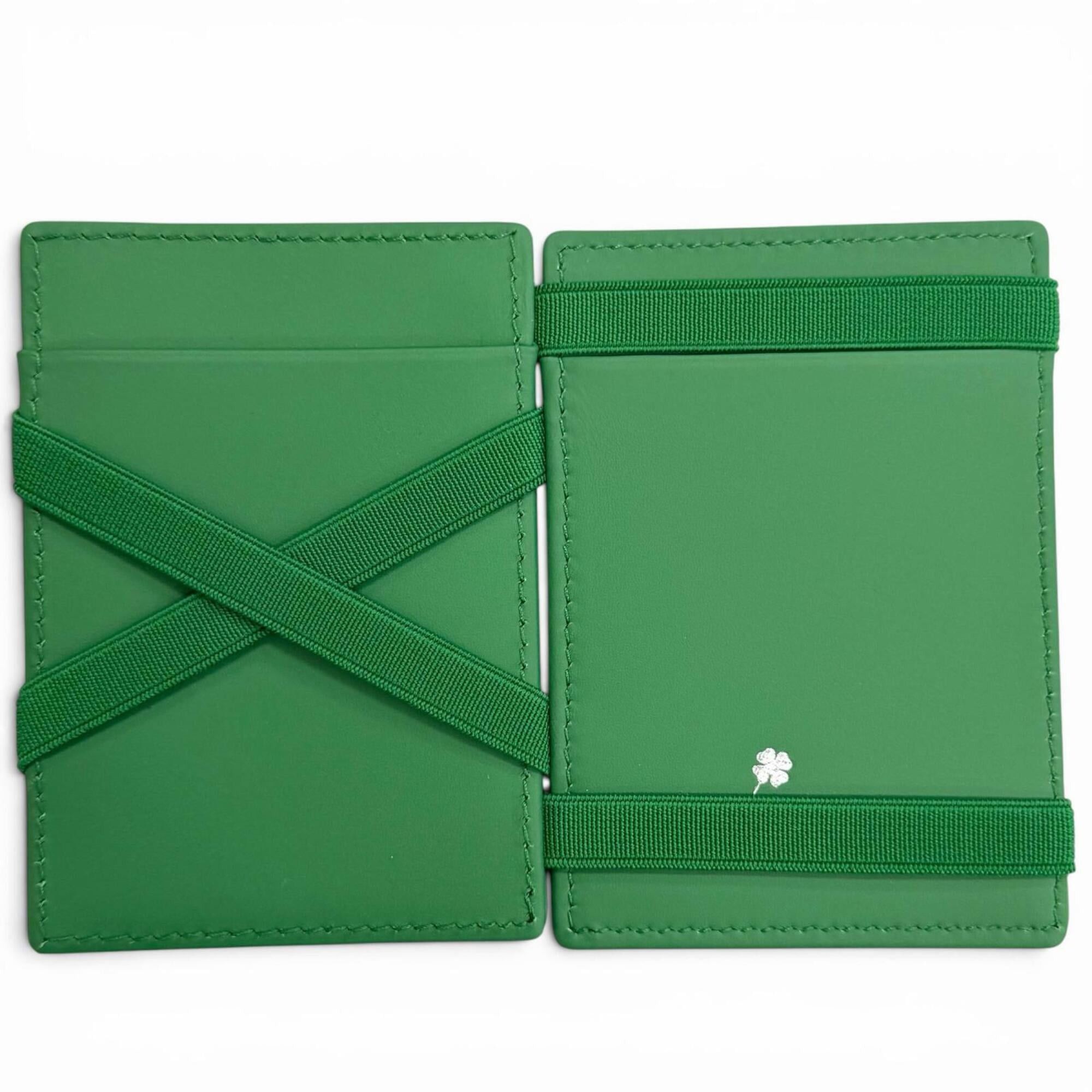Dior Christian Dior DIOR 2ESCH197TRF Magic Wallet, Calfskin Leather, Clover Embossed Bi-fold, Business Card Holder/Card Case, Green, Made in Italy, Comes with Box and Dust Bag. Highly Recommended! Size ONE SIZE - 6 Thumbnail