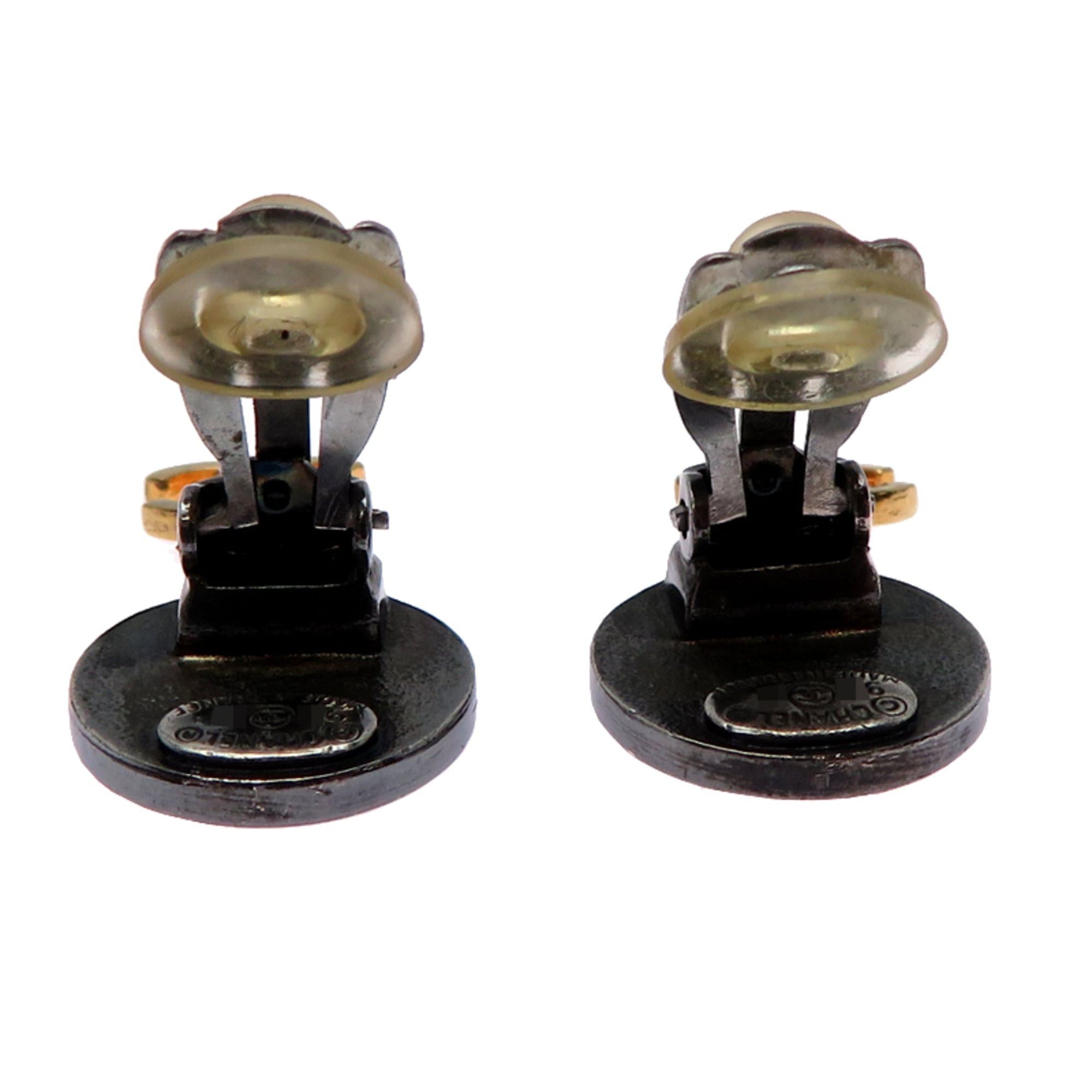 Chanel Chanel Coin Coco Mark Women's Earrings Metal Size ONE SIZE - 3 Thumbnail