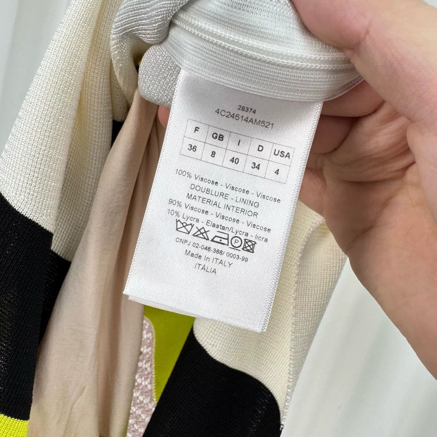 Dior Dior Colorblock Sleeveless Top Size 36 Size XS / US 0-2 / IT 36-38 - 8 Thumbnail