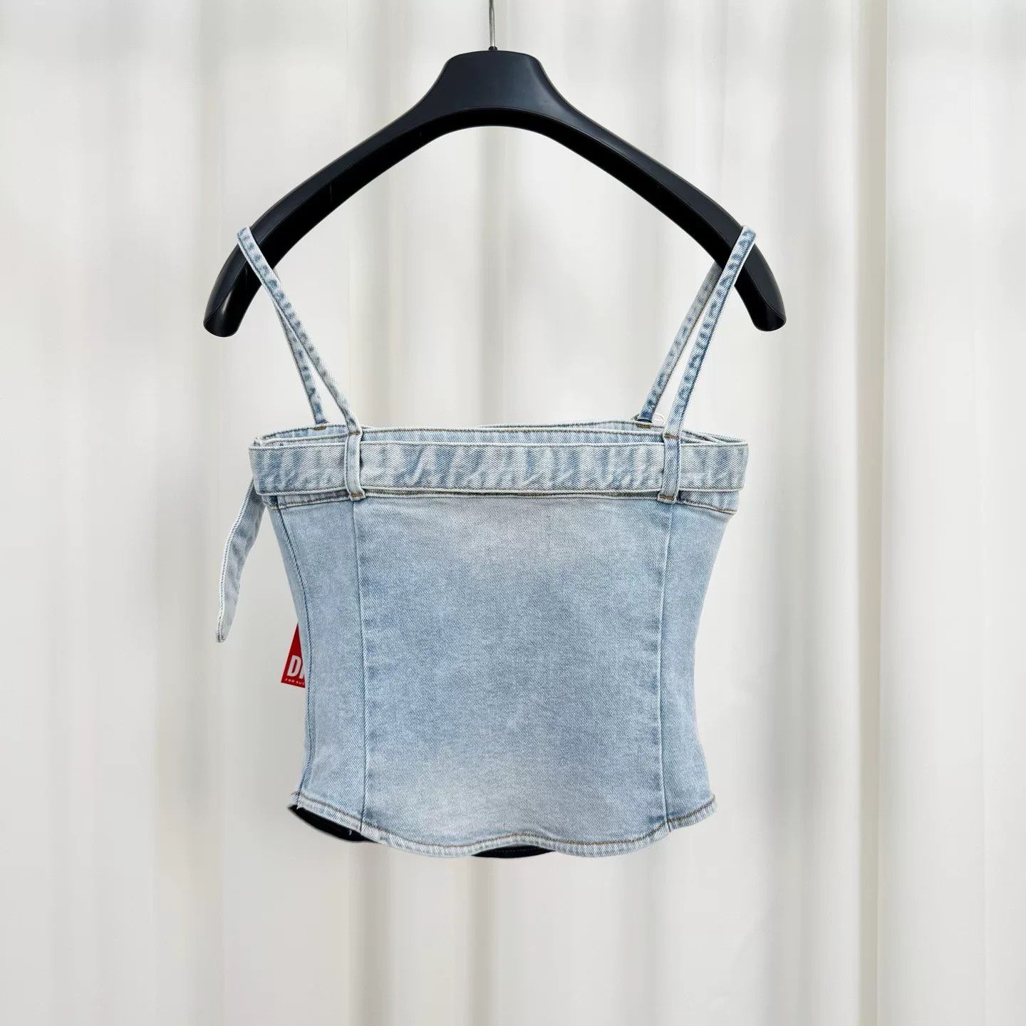 Diesel Diesel Metal Logo Denim Crop Top XS Size XS / US 0-2 / IT 36-38 - 3 Thumbnail