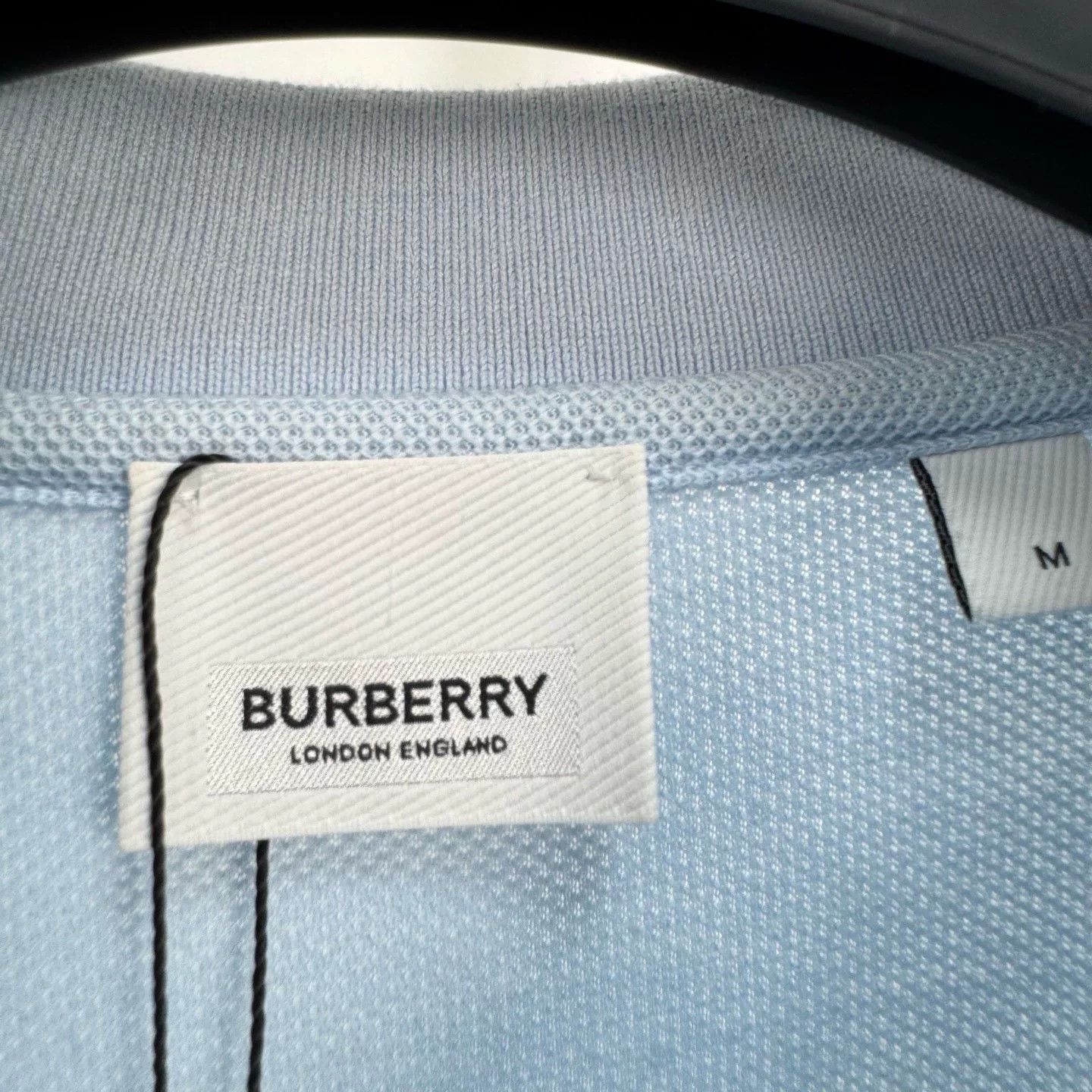 Burberry Burberry Blue TB Logo Polo Size M Size US M / EU 48-50 / 2 - 6 Thumbnail