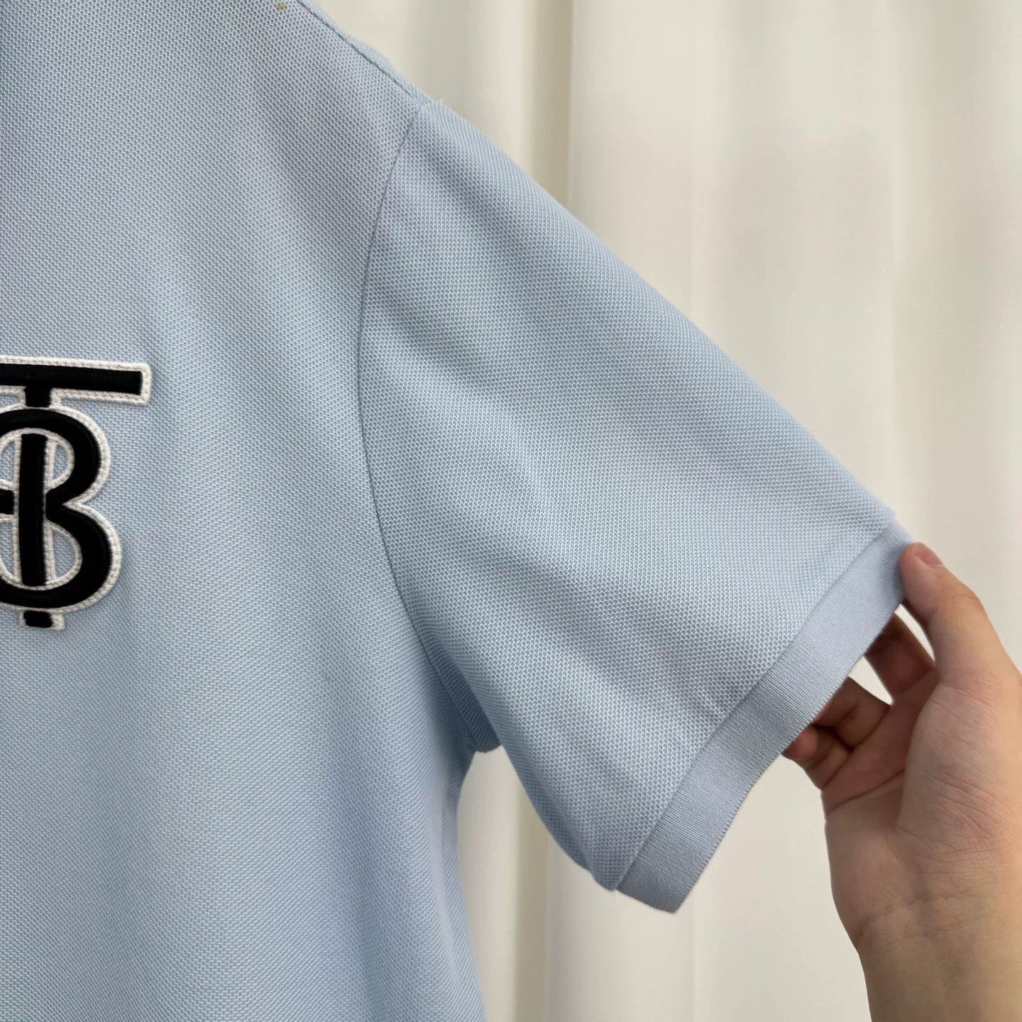 Burberry Burberry Blue TB Logo Polo Size M Size US M / EU 48-50 / 2 - 5 Thumbnail