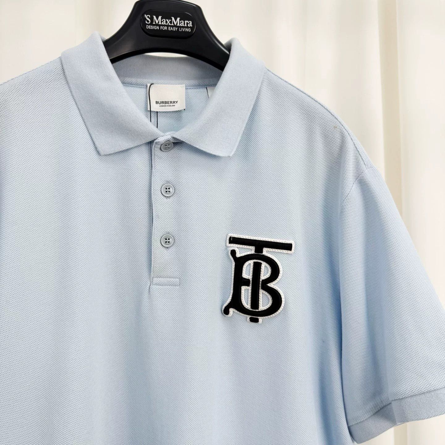 Burberry Burberry Blue TB Logo Polo Size M Size US M / EU 48-50 / 2 - 4 Thumbnail