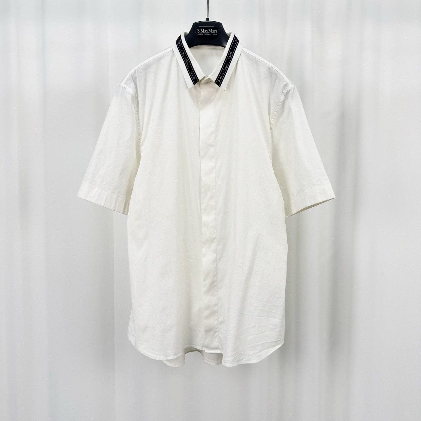 Dior Dior Logo Collar Short Sleeve Shirt Size L Size US L / EU 52-54 / 3 - 2 Thumbnail