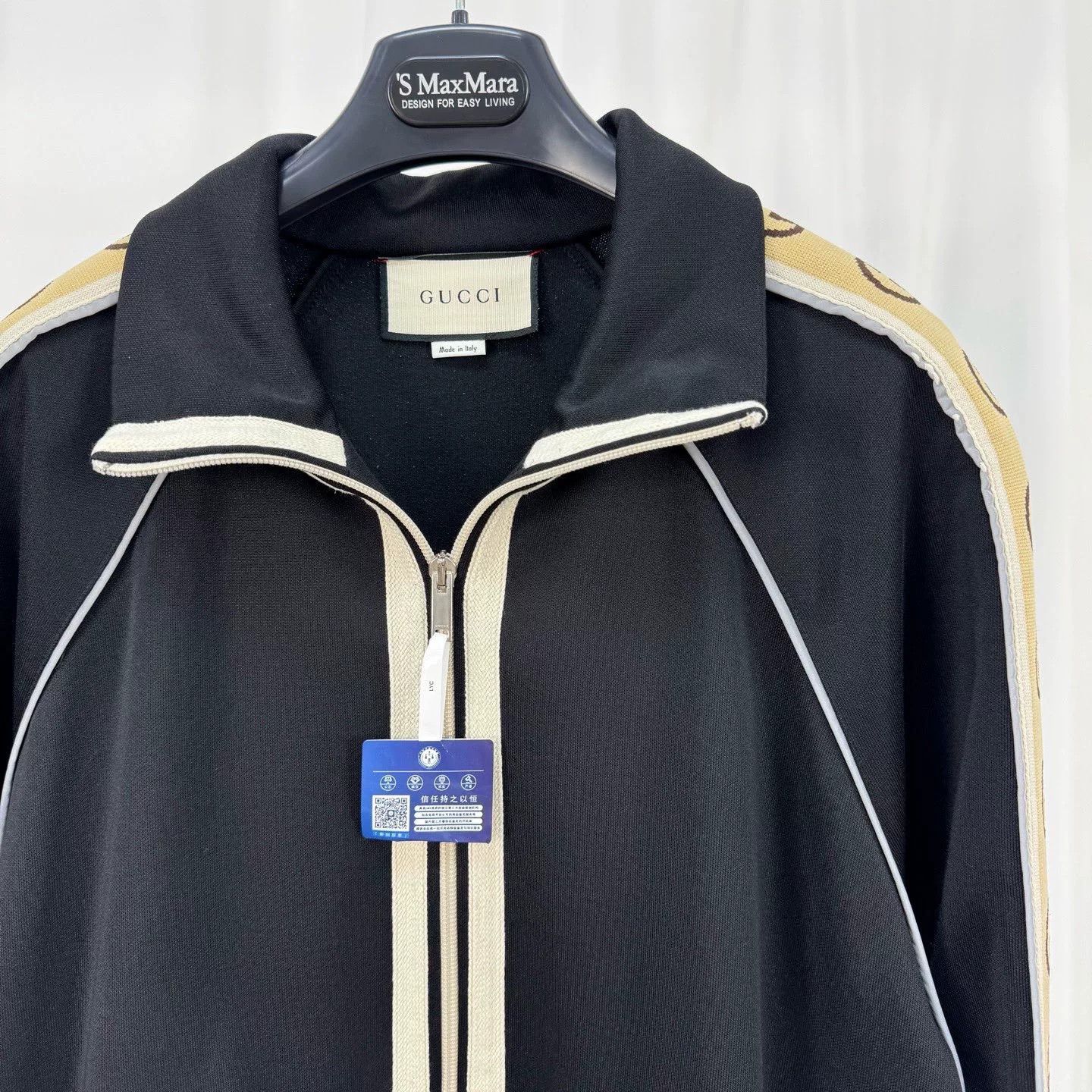 Gucci Gucci GG Reflective Logo Tape Track Jacket Size M Size US M / EU 48-50 / 2 - 4 Thumbnail