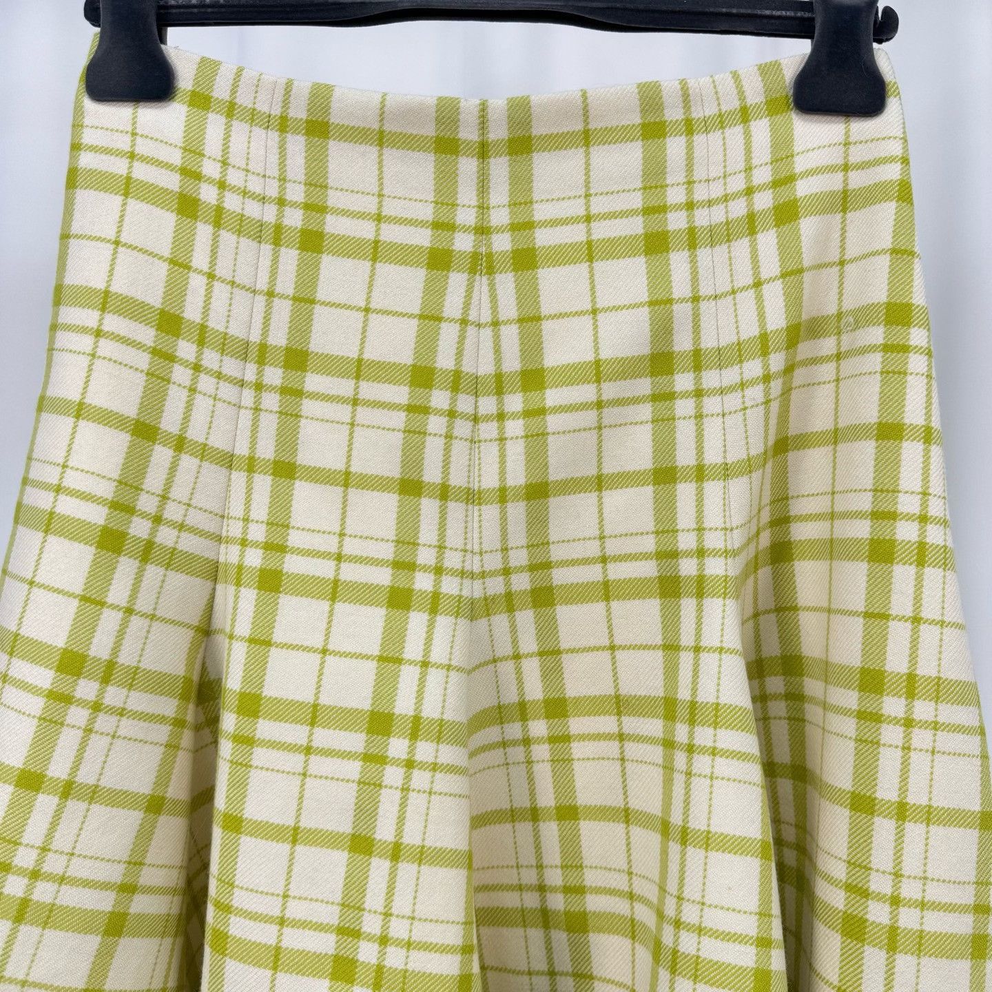 Dior Dior Green Check Wool Mini Skirt FR 38 Size 27" / US 4 / IT 40 - 4 Thumbnail