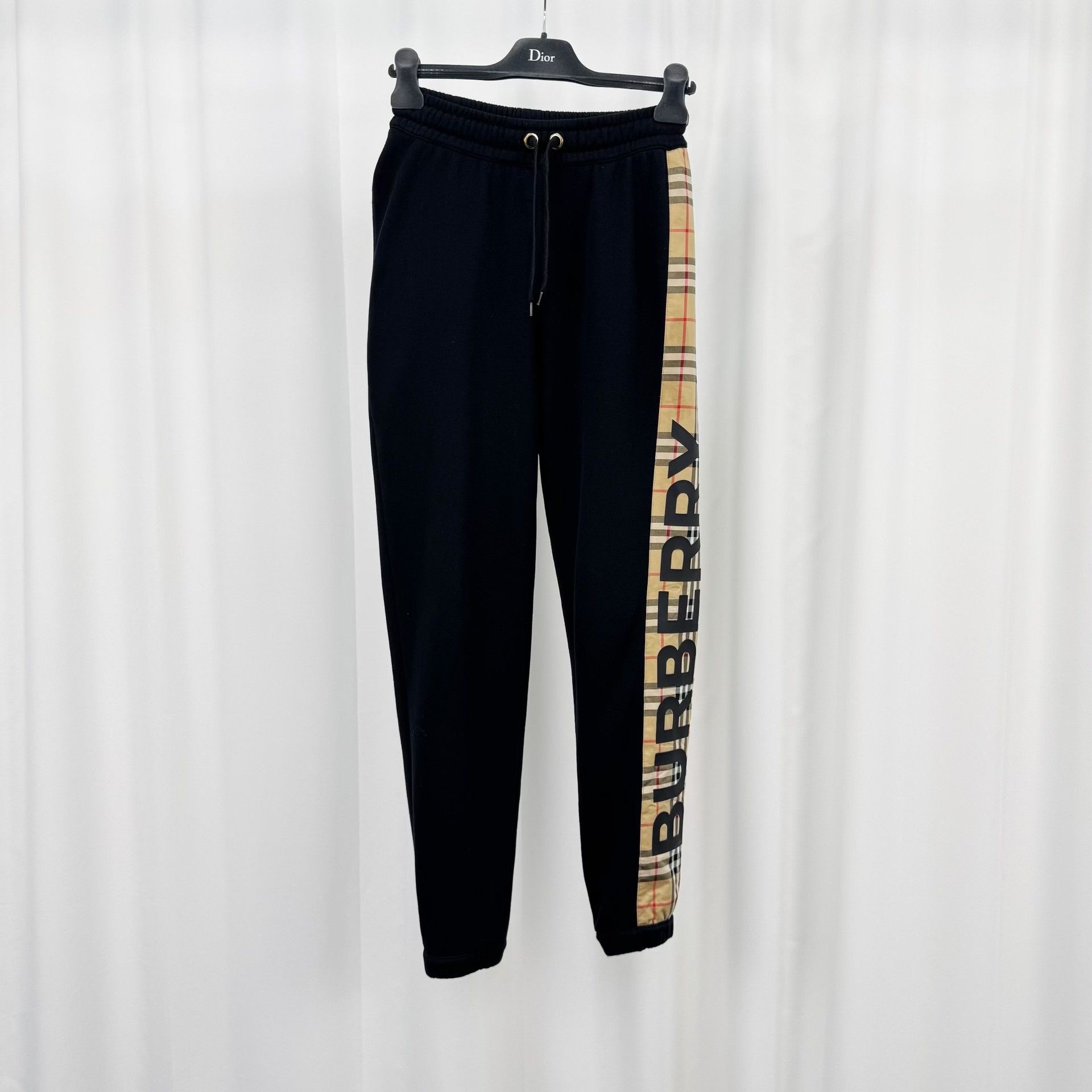 Burberry Burberry Check Side Logo Sweatpants XXS Size US 26 / EU 42 - 2 Thumbnail