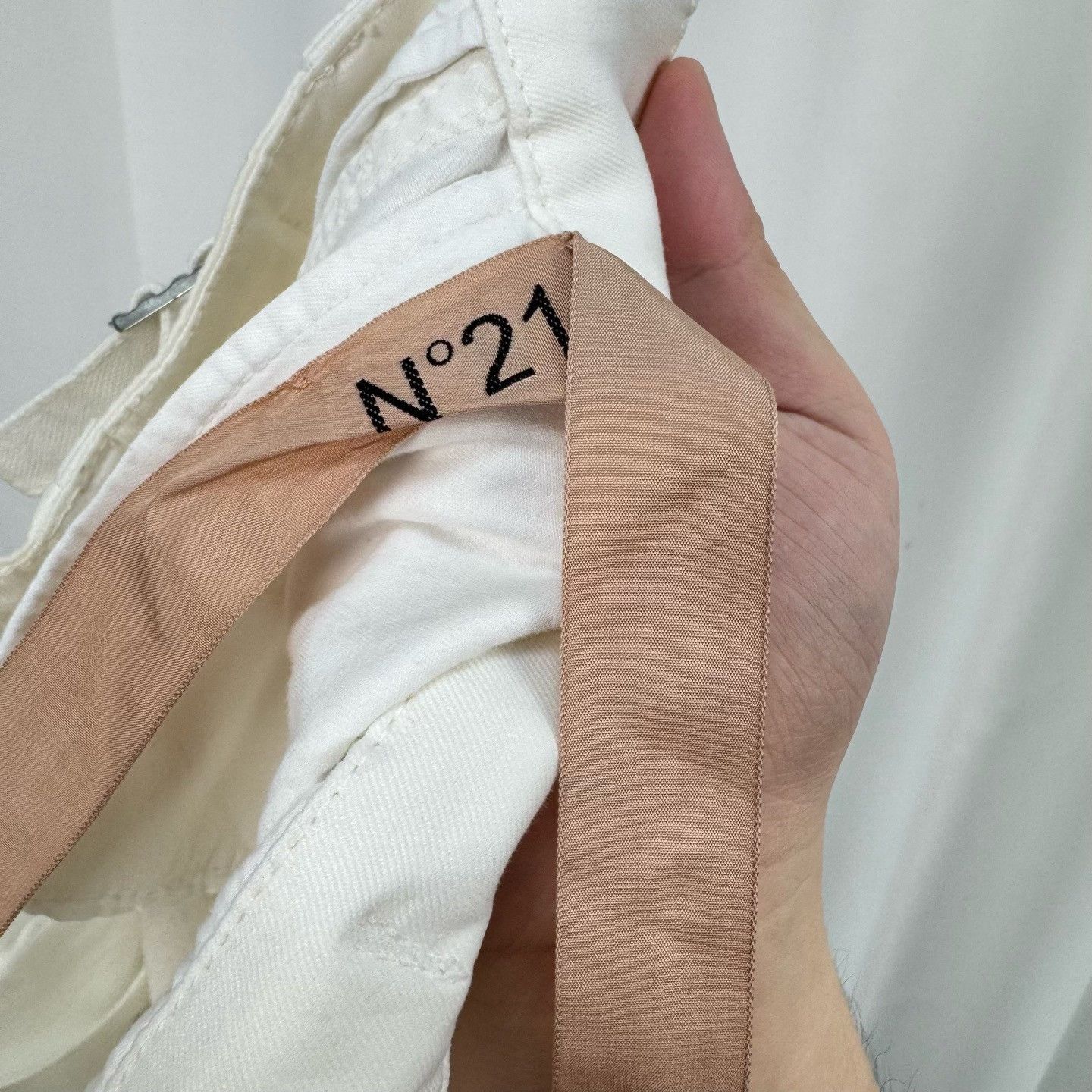 N21 N°21 White Cargo Skirt Size 38 Size 26" / US 2 / IT 38 - 7 Thumbnail
