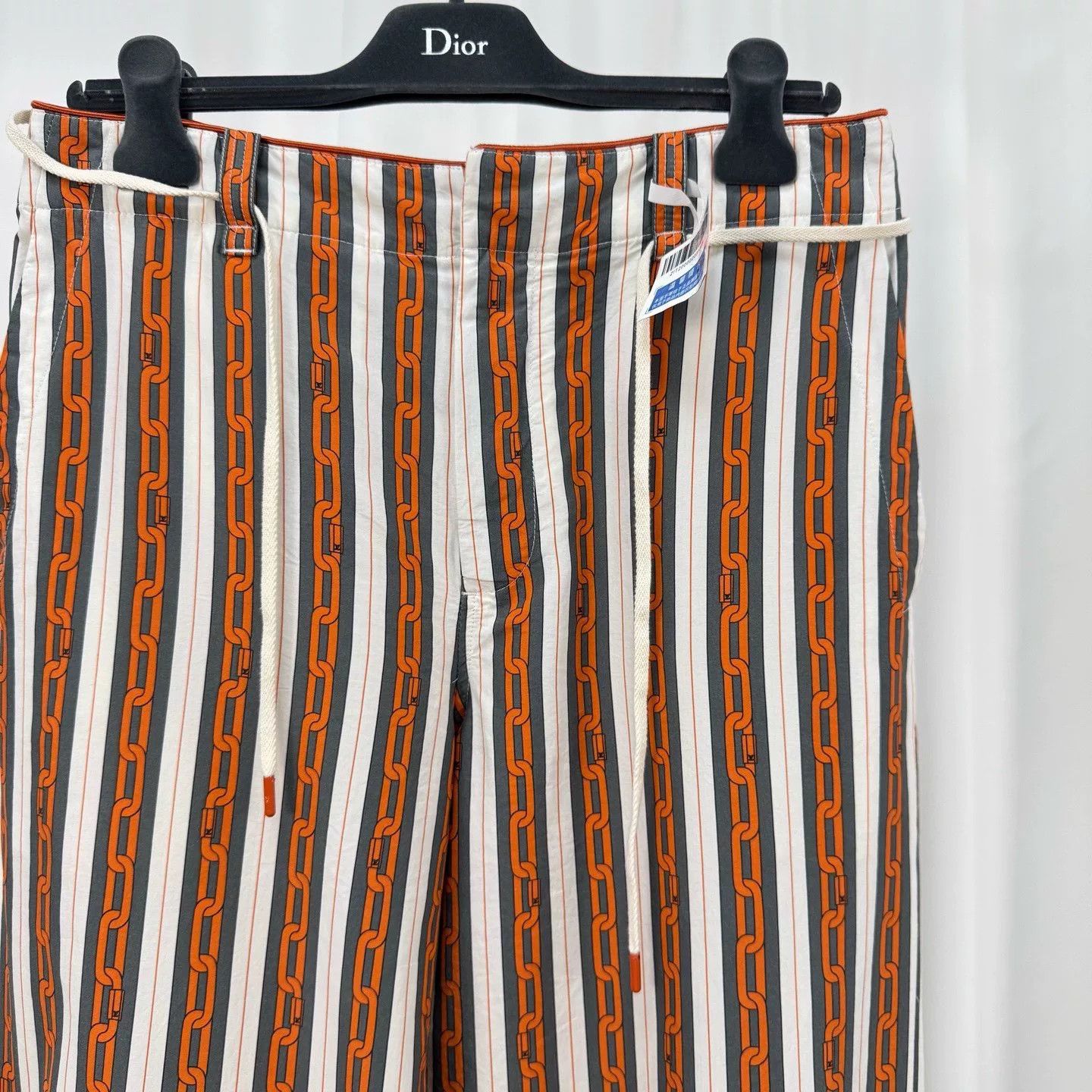 Louis Vuitton Louis Vuitton Chain Print Pants Size 38 Size 26" / US 2 / IT 38 - 4 Thumbnail