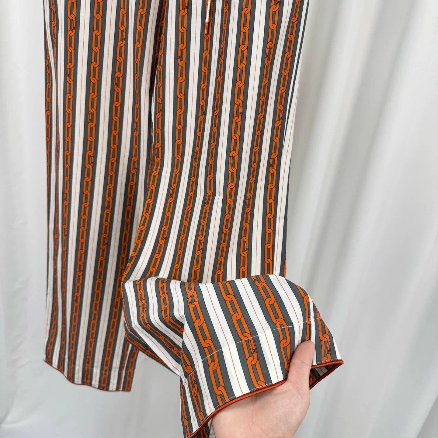 Louis Vuitton Louis Vuitton Chain Print Pants Size 38 Size 26" / US 2 / IT 38 - 5 Thumbnail