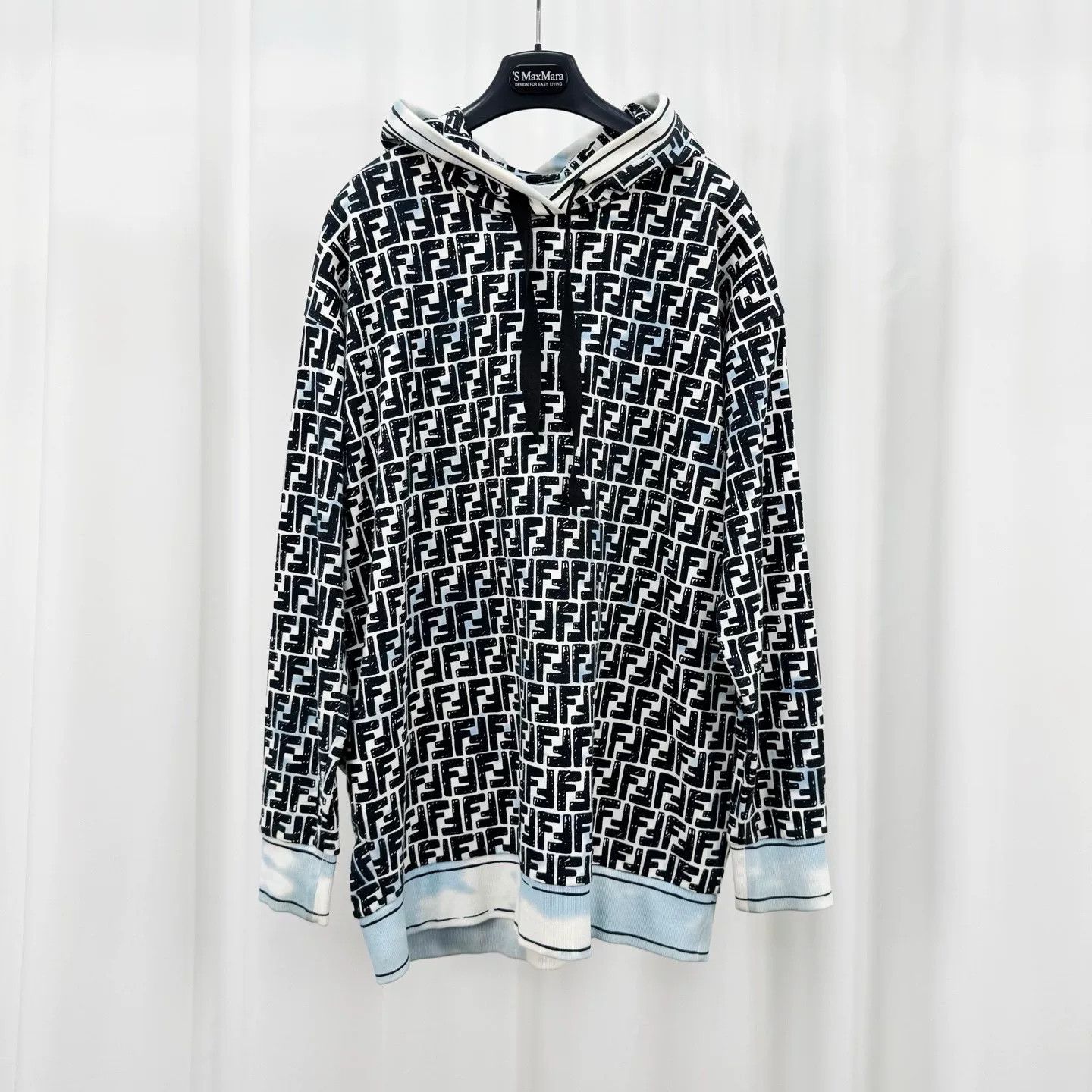Fendi Fendi FF Monogram Hoodie Size S Size US S / EU 44-46 / 1 - 2 Thumbnail