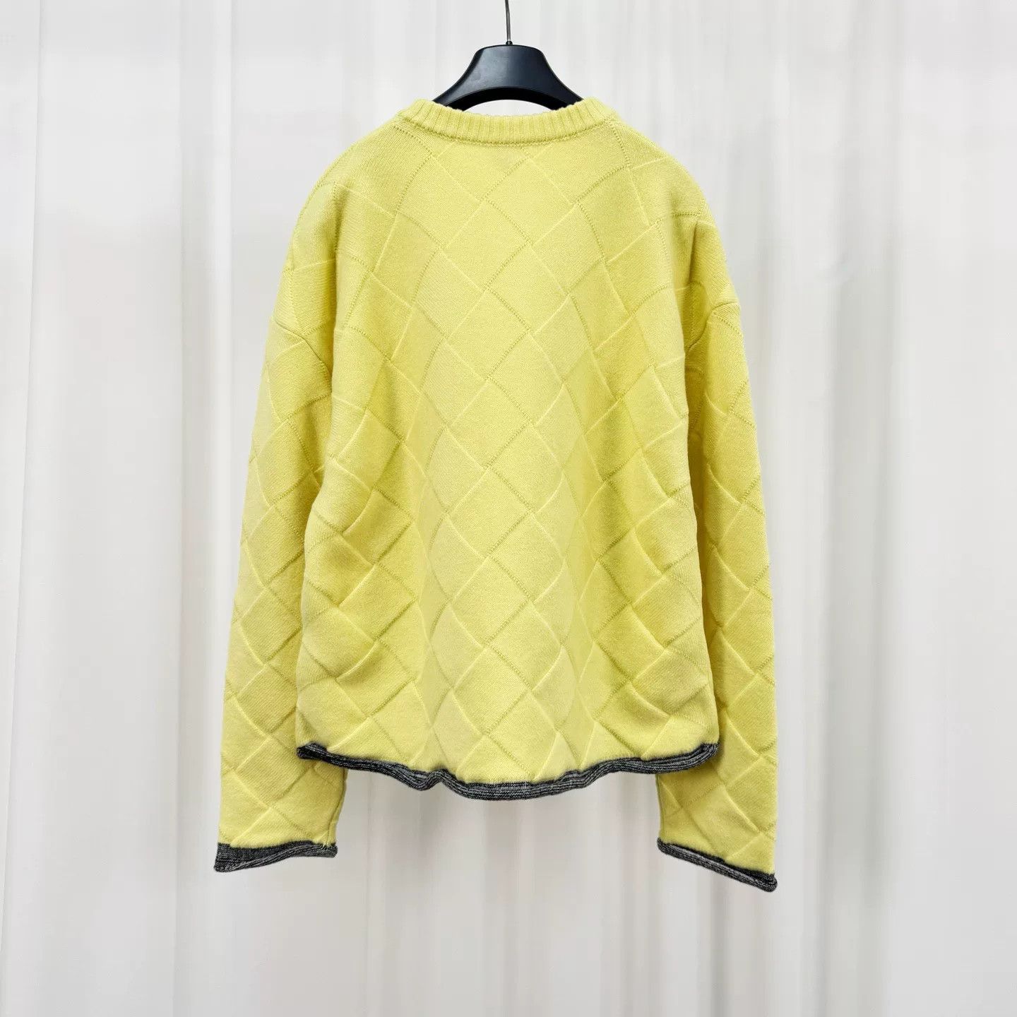Bottega Veneta Bottega Veneta Intreccio Quilted Wool Sweater Size M Size US M / EU 48-50 / 2 - 3 Thumbnail