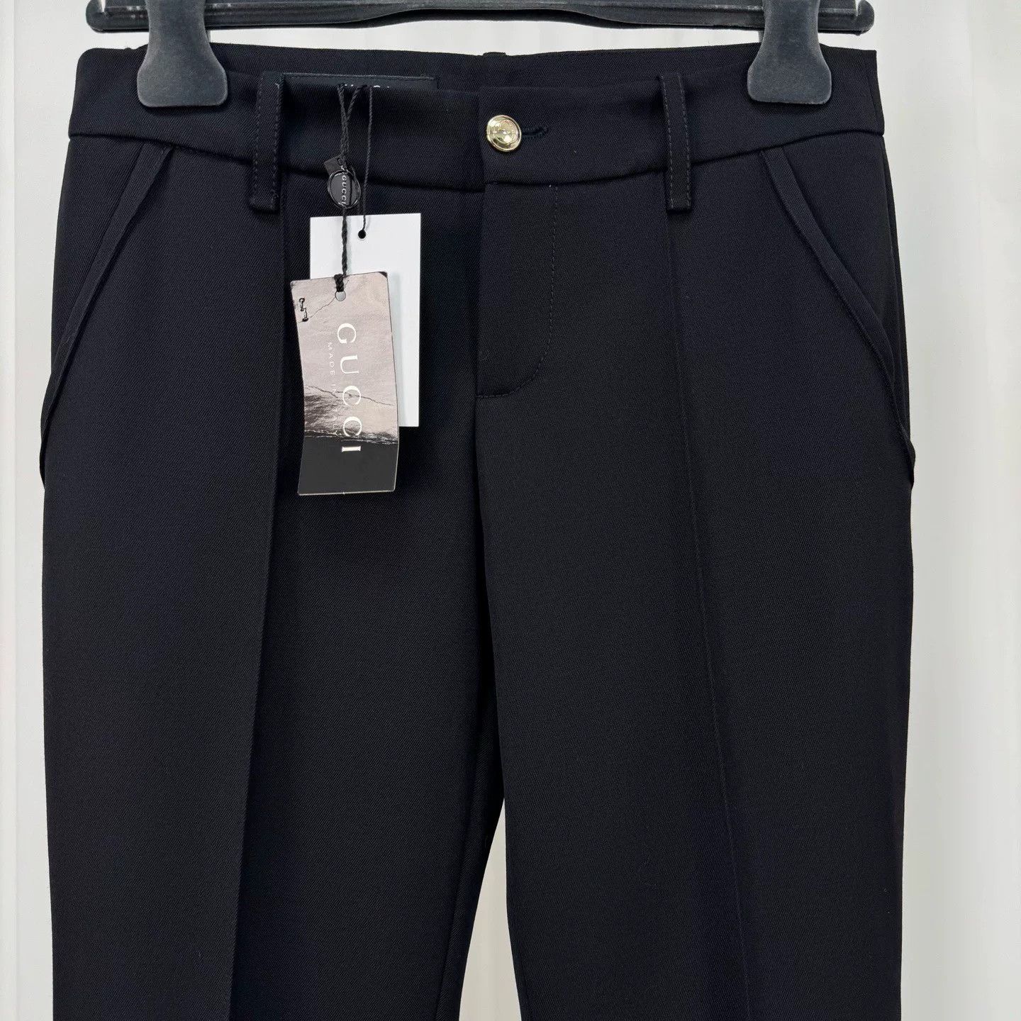 Gucci Gucci Gold Button Pants Size 38 Size 26" / US 2 / IT 38 - 4 Thumbnail