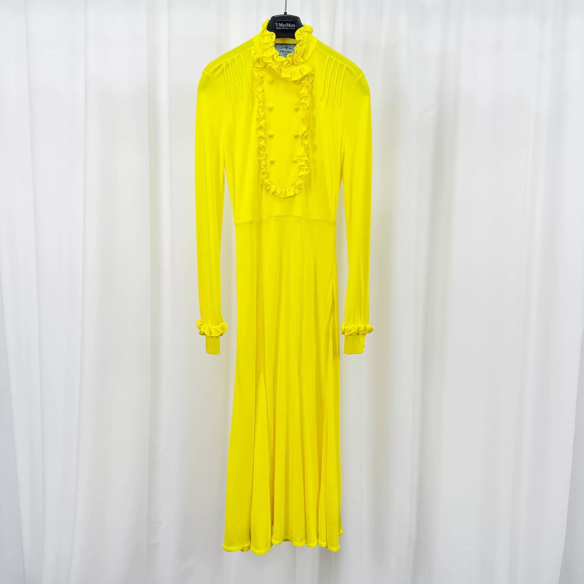 Prada Prada Ruffled Maxi Dress Size 38 Size XS / US 0-2 / IT 36-38 - 2 Thumbnail