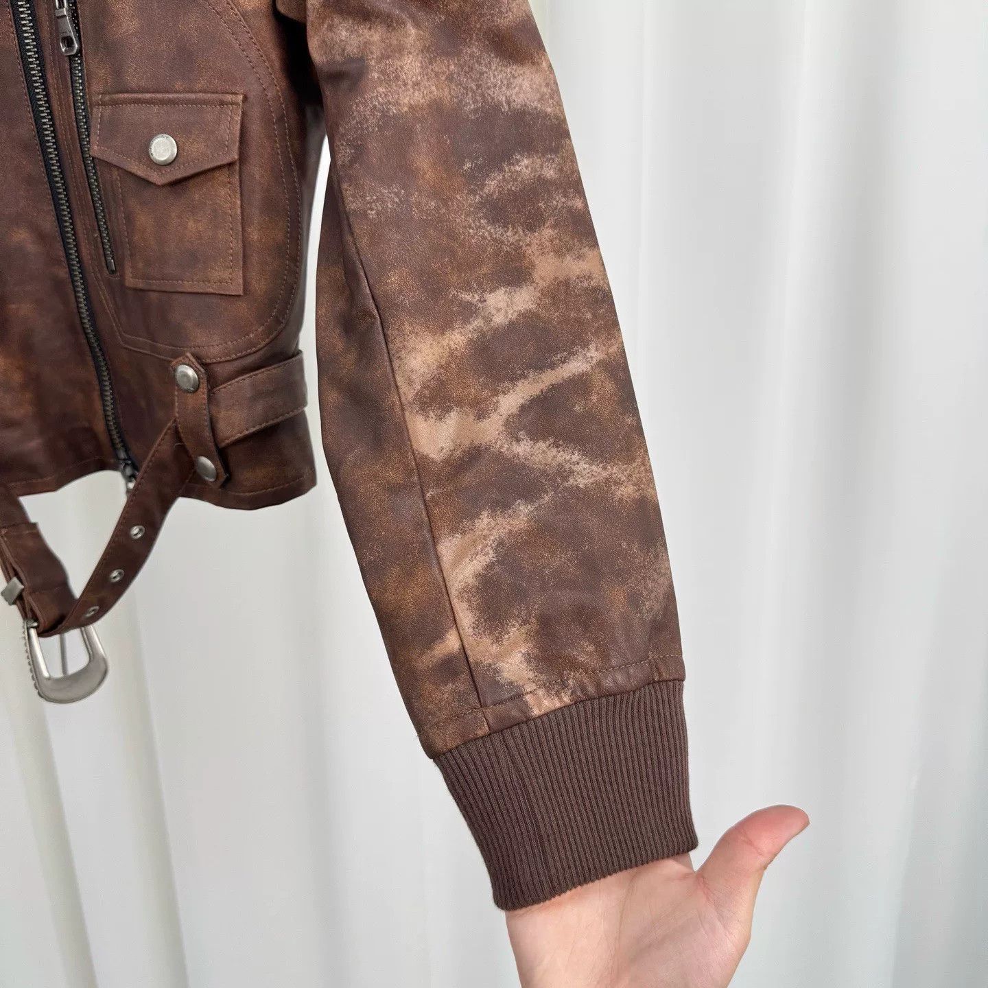 Andersson Bell Andersson Bell Distressed Leather Jacket Size S Size US S / EU 44-46 / 1 - 5 Thumbnail