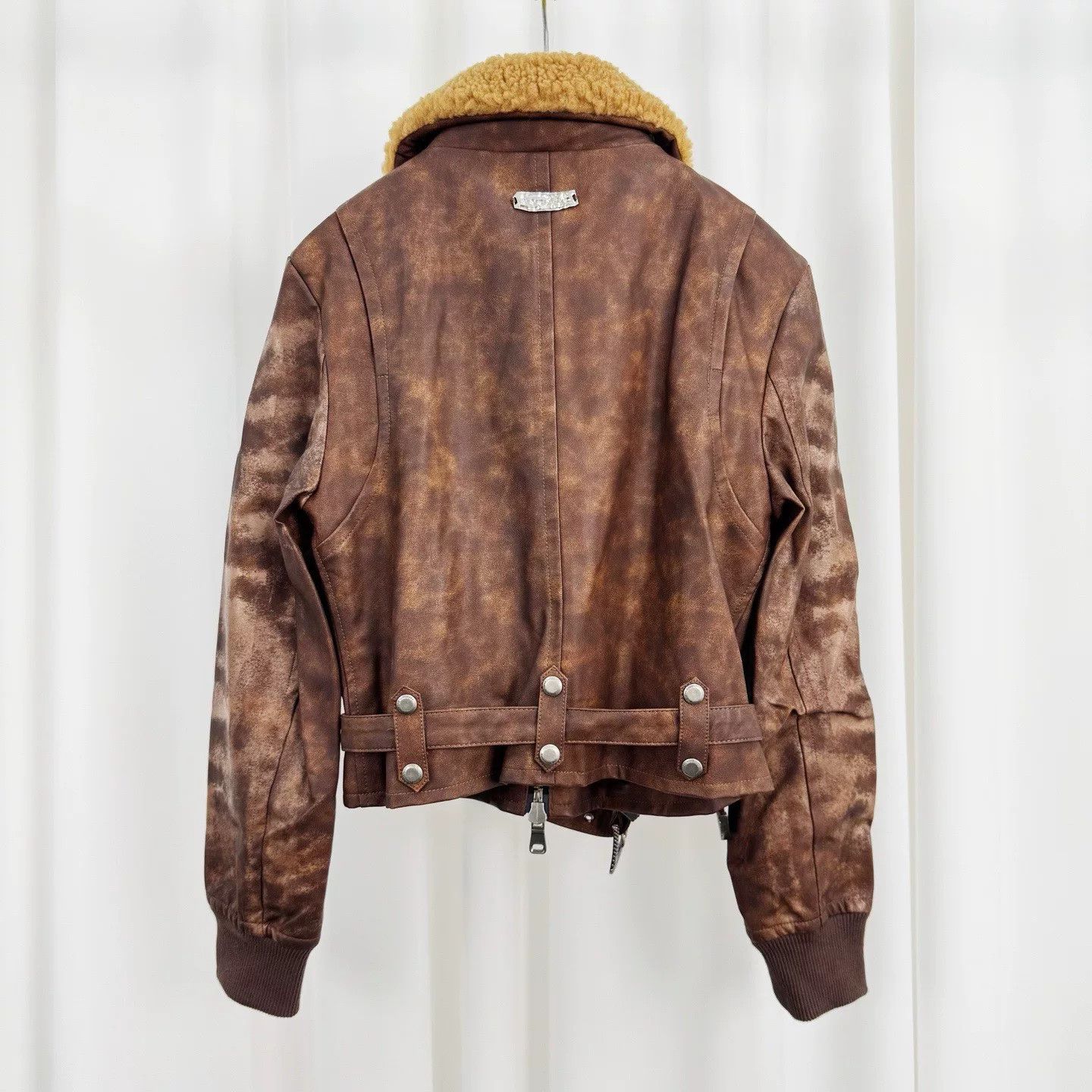 Andersson Bell Andersson Bell Distressed Leather Jacket Size S Size US S / EU 44-46 / 1 - 3 Thumbnail