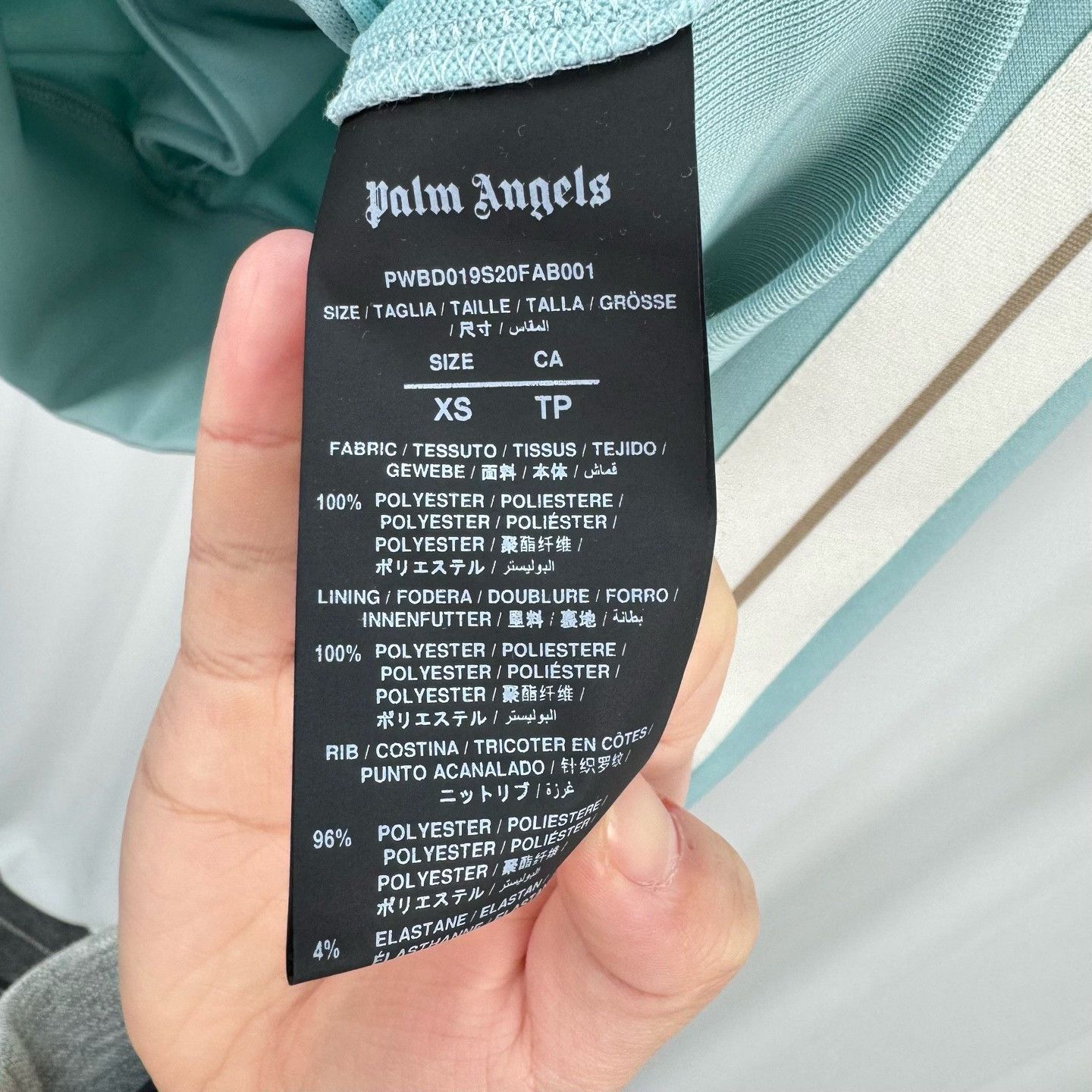 Palm Angels Palm Angels Logo Track Jacket Size XS Size US XS / EU 42 / 0 - 7 Thumbnail