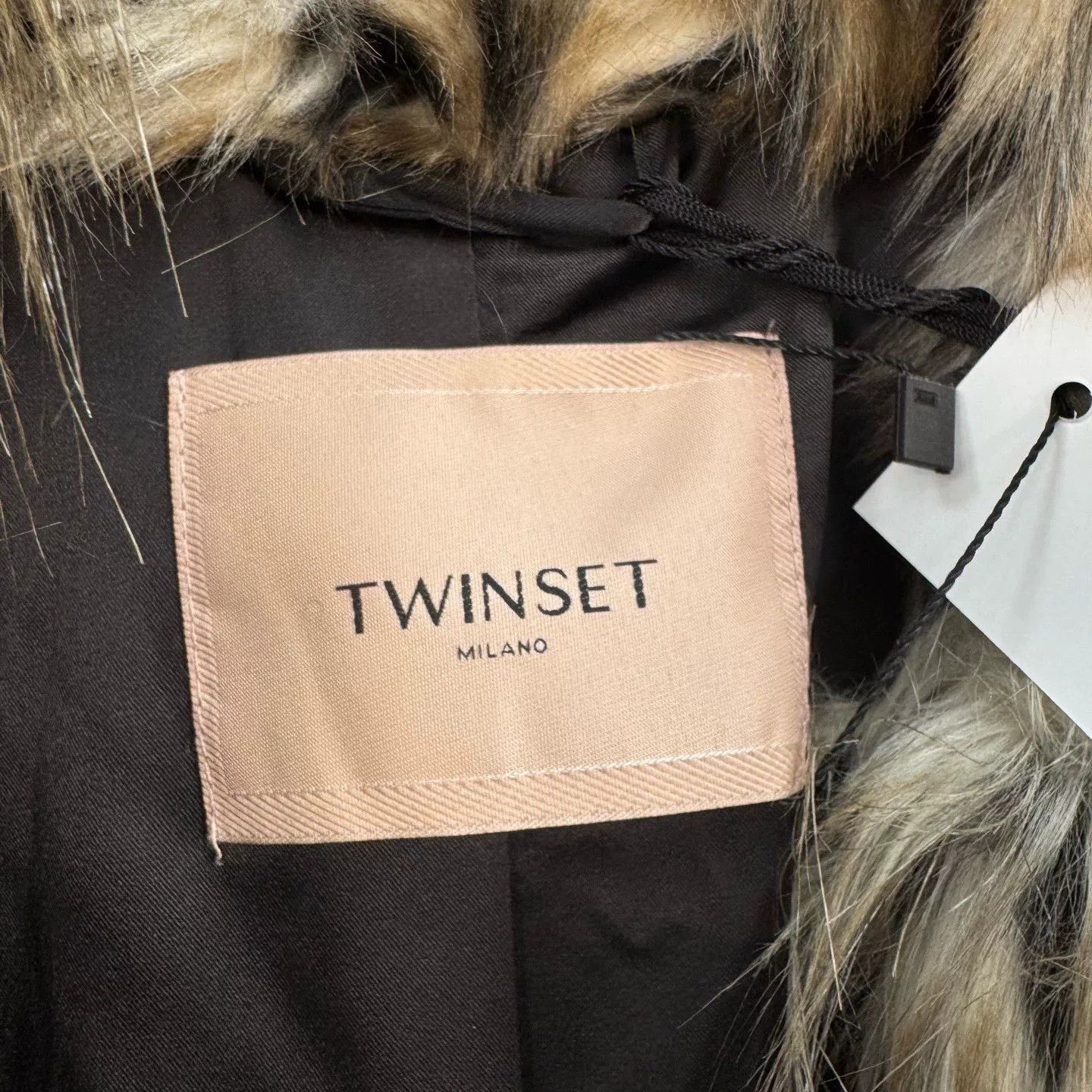 TWINSET Twinset Leopard Faux Fur Coat Size 42 Size M / US 6-8 / IT 42-44 - 6 Thumbnail