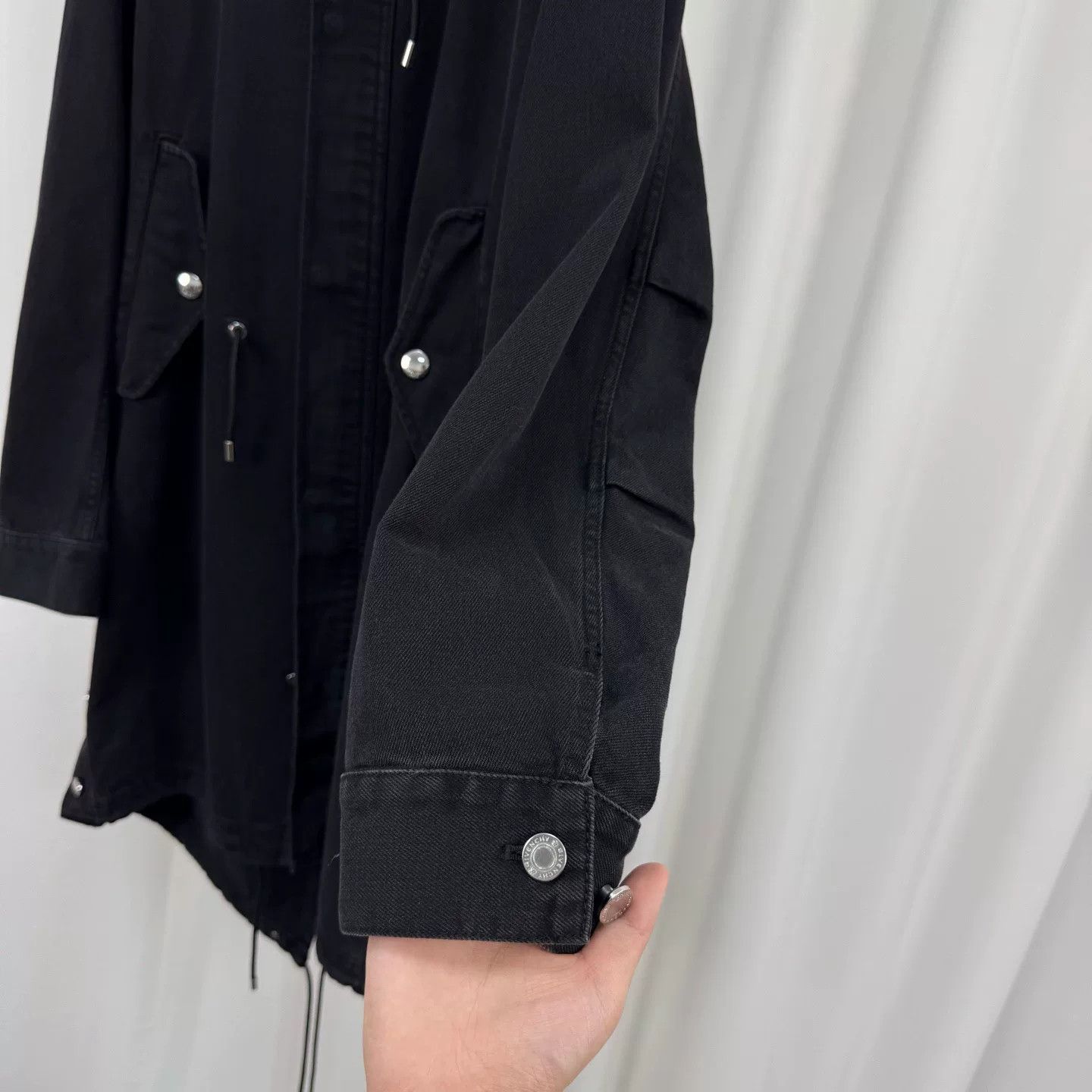 Givenchy Givenchy Denim Fish-tail Parka Size M Size US M / EU 48-50 / 2 - 5 Thumbnail