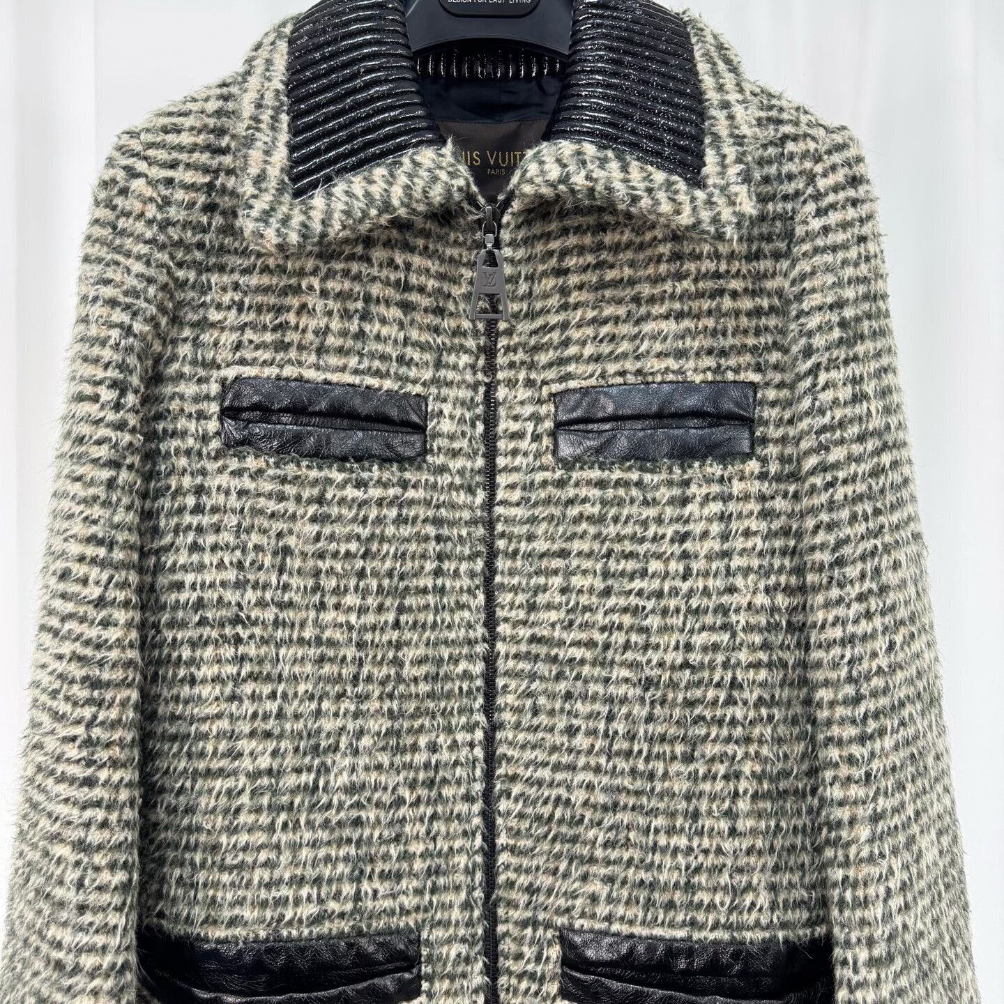 Louis Vuitton Louis Vuitton Wool Leather Coat Size 34 Size XS / US 0-2 / IT 36-38 - 4 Thumbnail