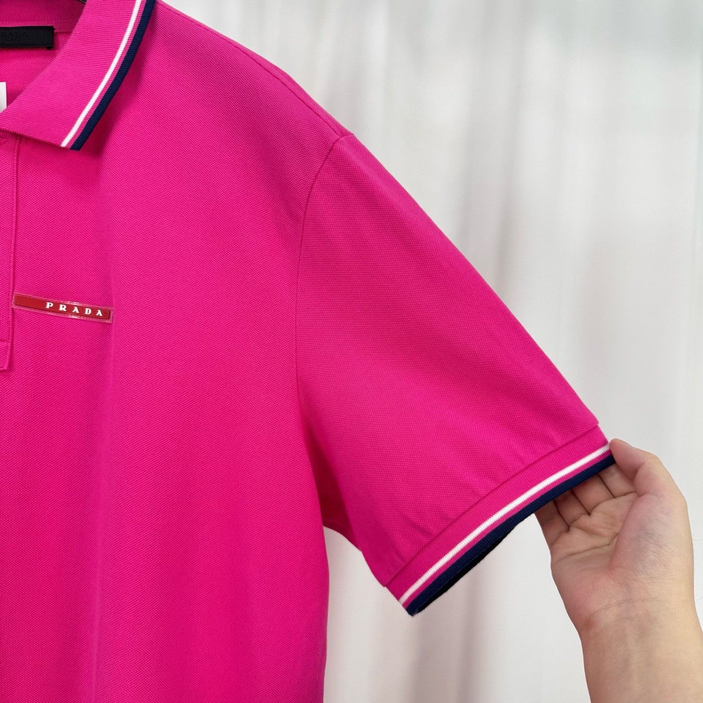 Prada Prada Logo Polo Shirt Size 3XL Size US XXL / EU 58 / 5 - 5 Thumbnail