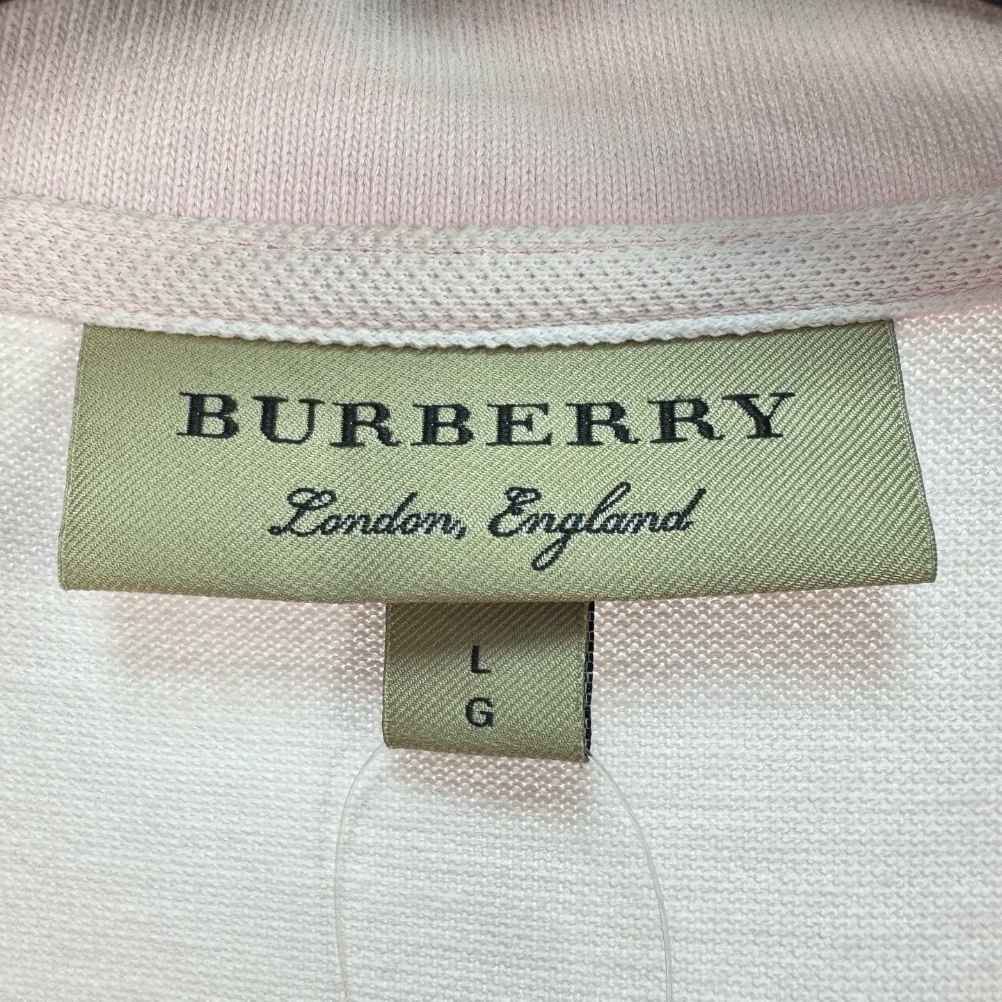 Burberry Burberry Pink Equestrian Knight Polo Shirt Size L Size US L / EU 52-54 / 3 - 6 Thumbnail