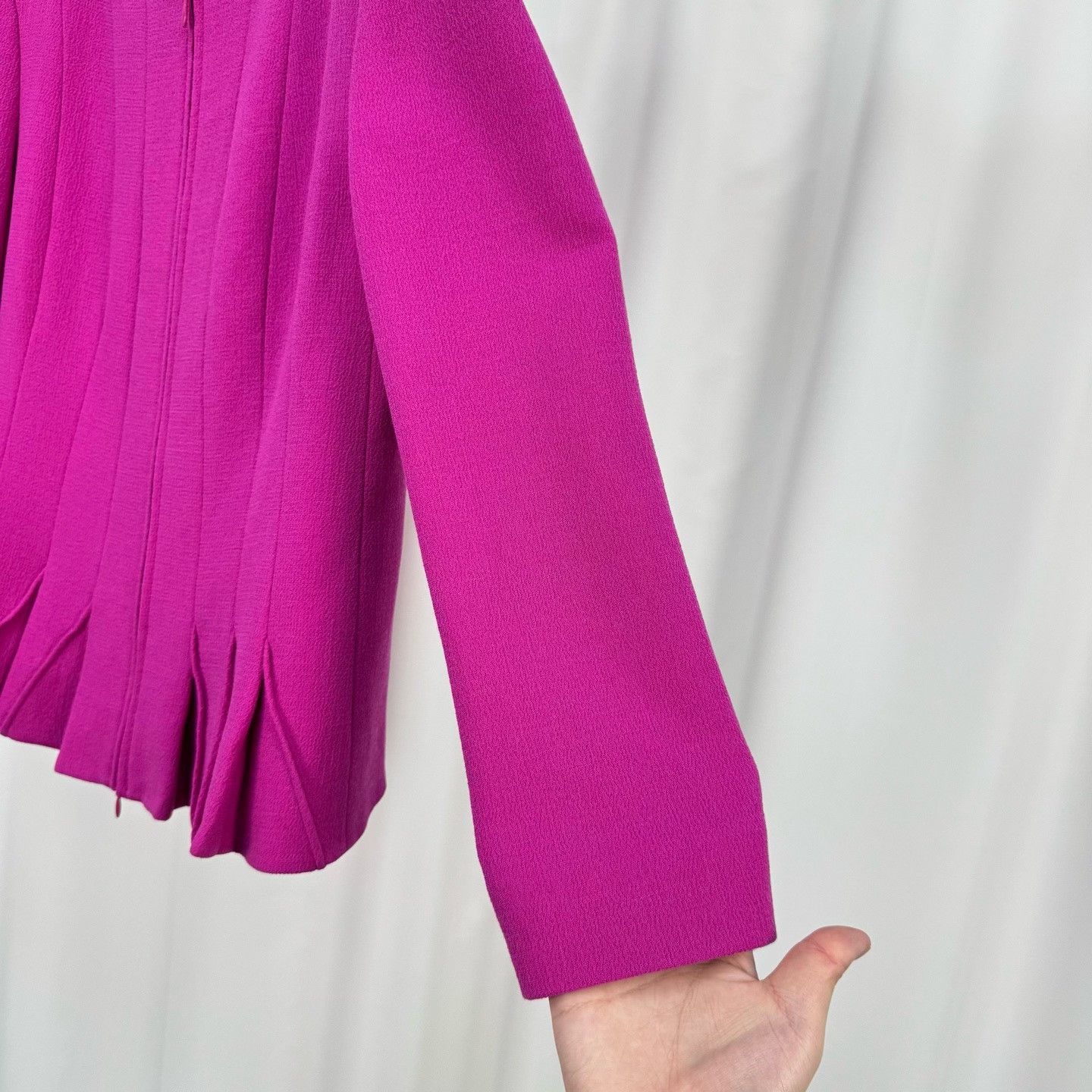 Emporio Armani Emporio Armani Pink Zip-Up Jacket Size IT 40 Size S / US 4 / IT 40 - 5 Thumbnail