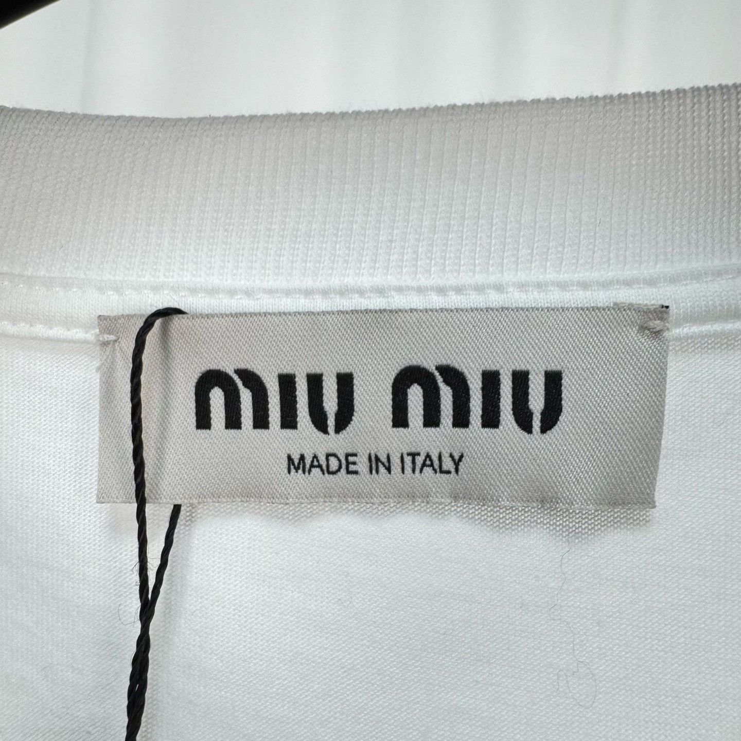 Miu Miu Miu Miu Logo Embroidery T-Shirt Size S Size S / US 4 / IT 40 - 6 Thumbnail