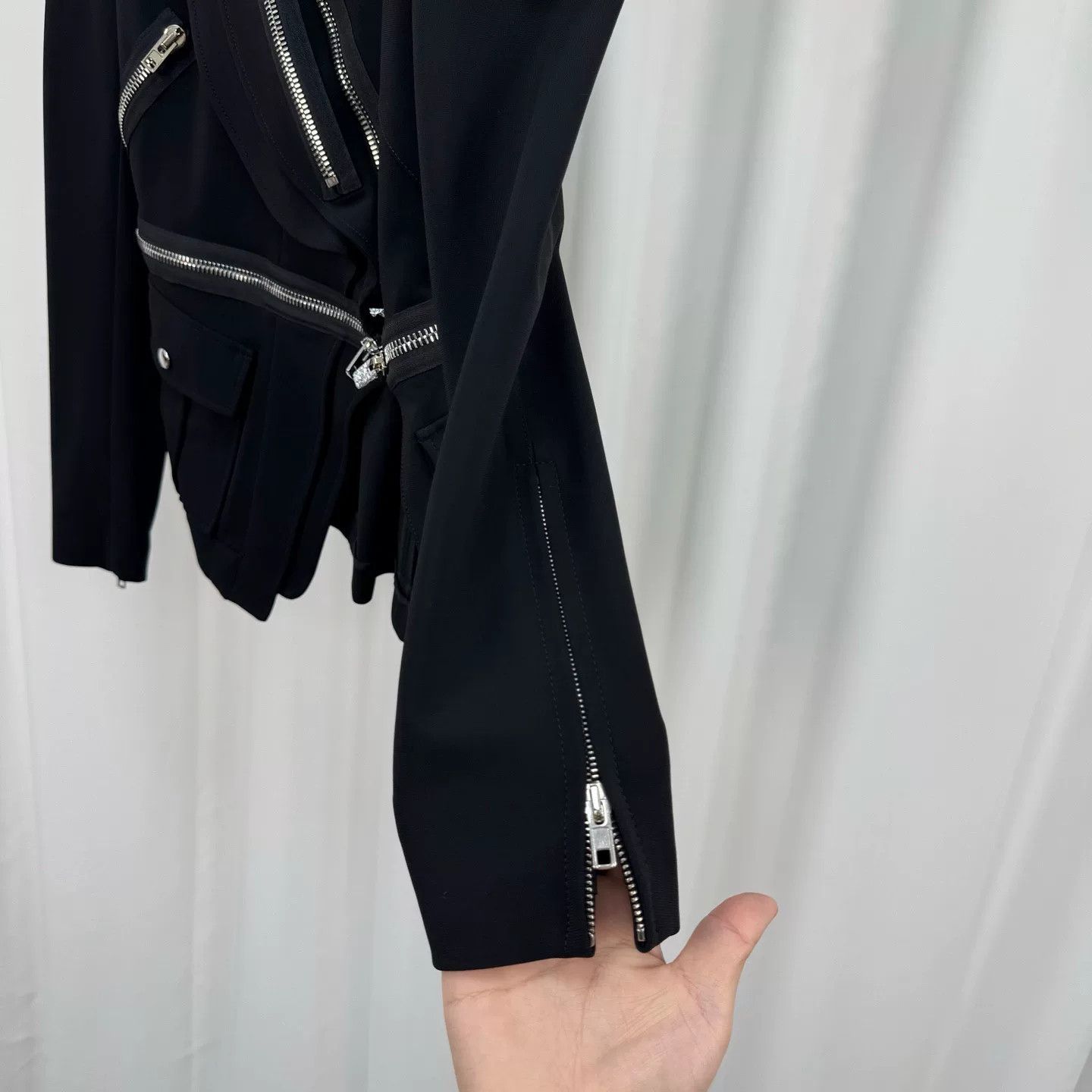 Givenchy Givenchy Asymmetric Zip Jacket Size 40 Size S / US 4 / IT 40 - 5 Thumbnail
