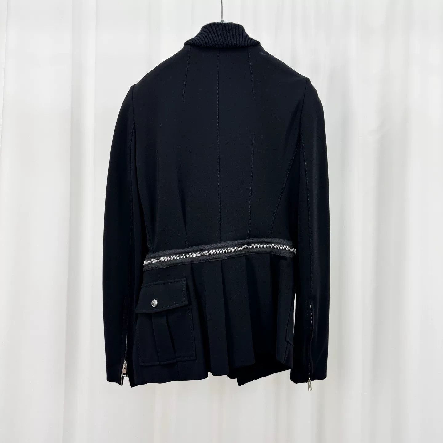 Givenchy Givenchy Asymmetric Zip Jacket Size 40 Size S / US 4 / IT 40 - 3 Thumbnail