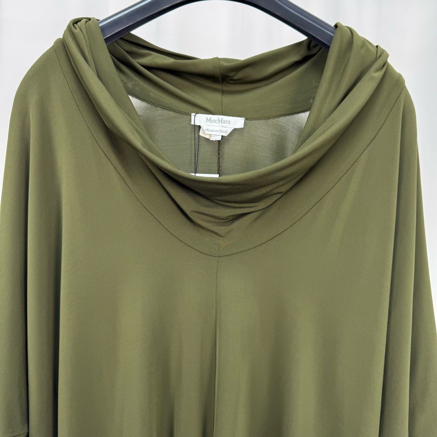 Max Mara MaxMara Cowl Neck Jersey Top Size S Size S / US 4 / IT 40 - 4 Thumbnail