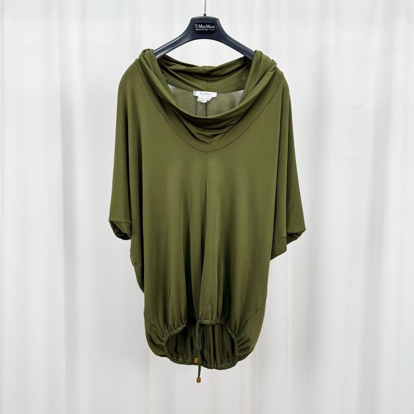 Max Mara MaxMara Cowl Neck Jersey Top Size S Size S / US 4 / IT 40 - 2 Thumbnail