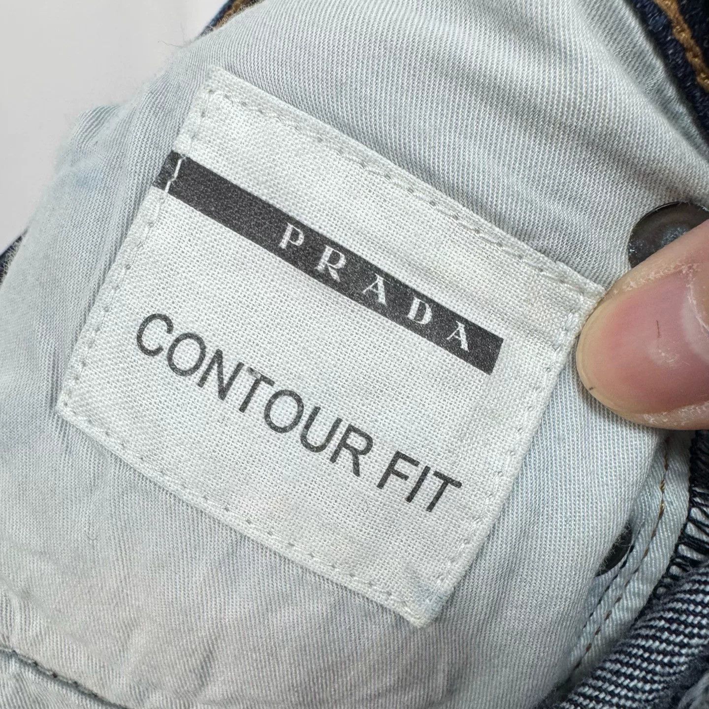 Prada Prada Logo Patch Contour Fit Jeans Size 27 Size 27" / US 4 / IT 40 - 7 Thumbnail